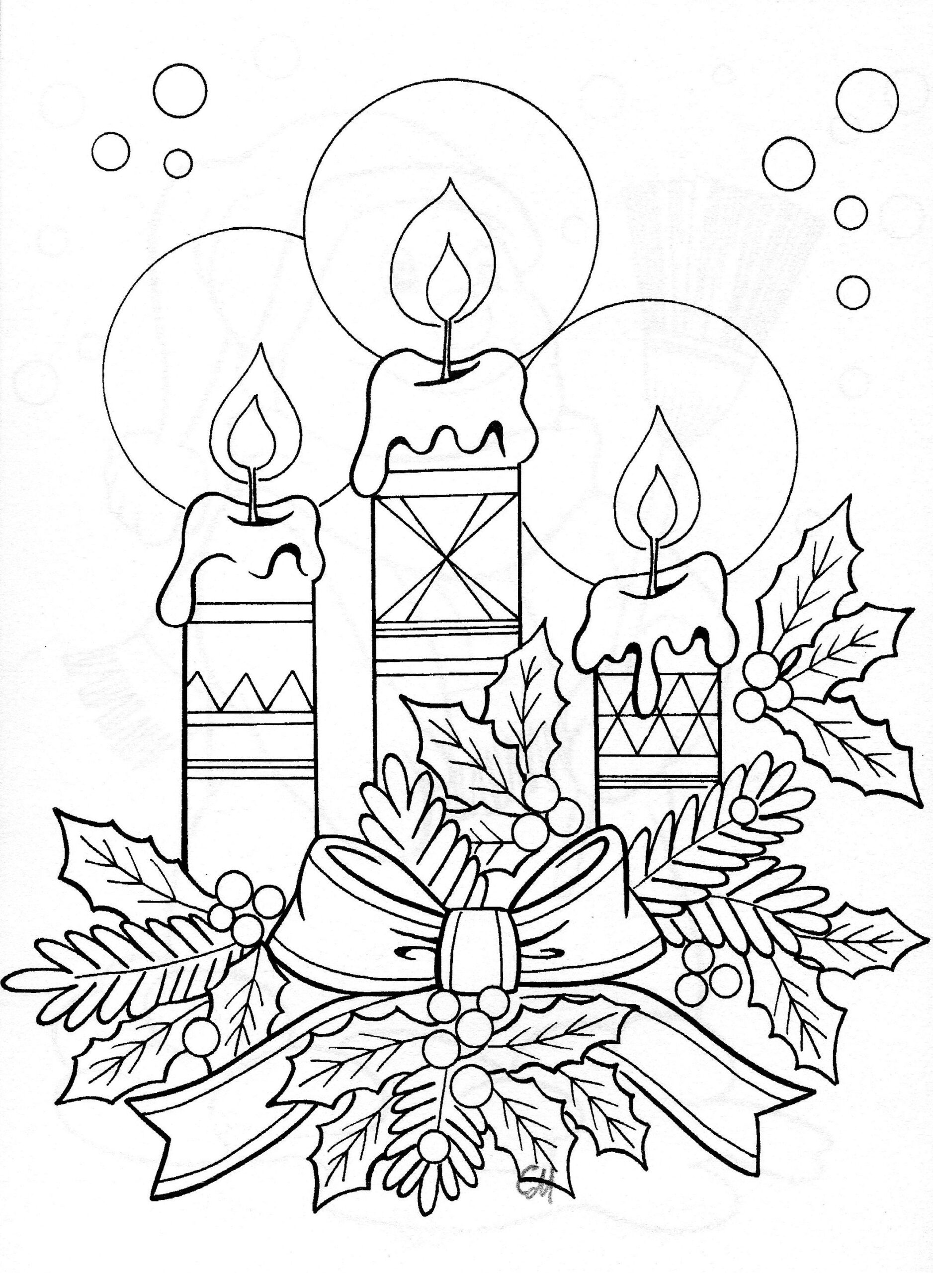 128 Candle Coloring Pages Printable 77 Printable Christmas Coloring Pages Christmas Coloring