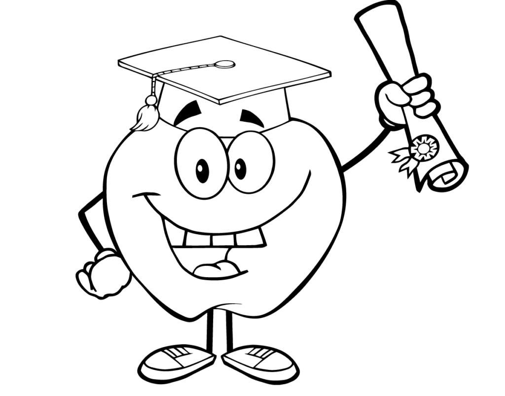 20 Free Graduation Coloring Pages Printable