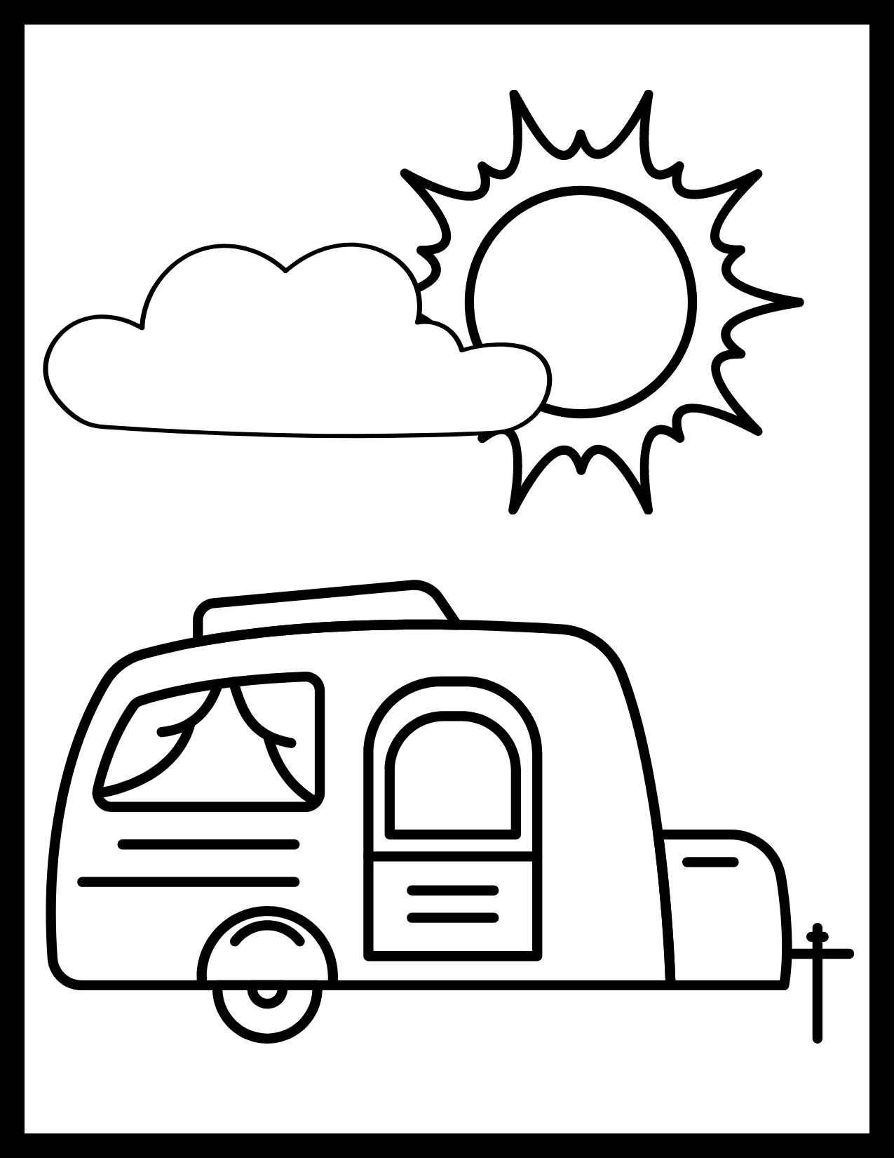 Rv Printable Coloring Pages