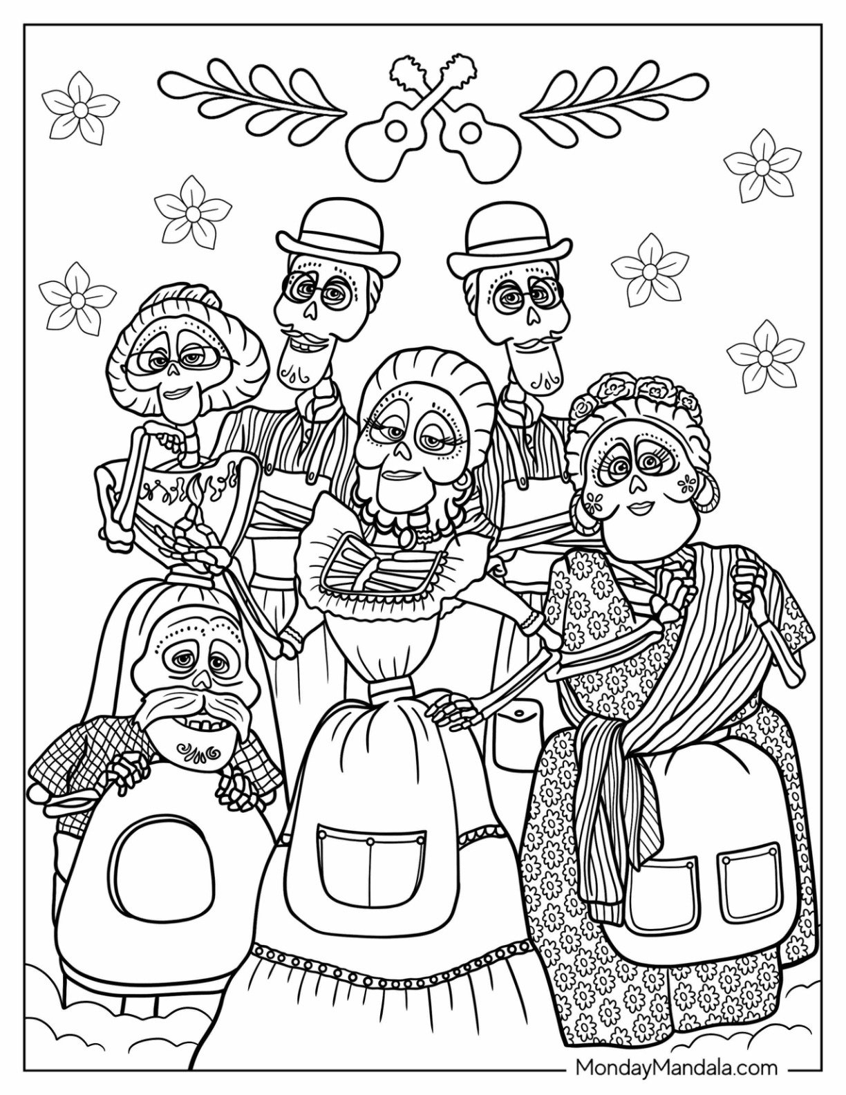 24 Coco Coloring Pages Free PDF Printables