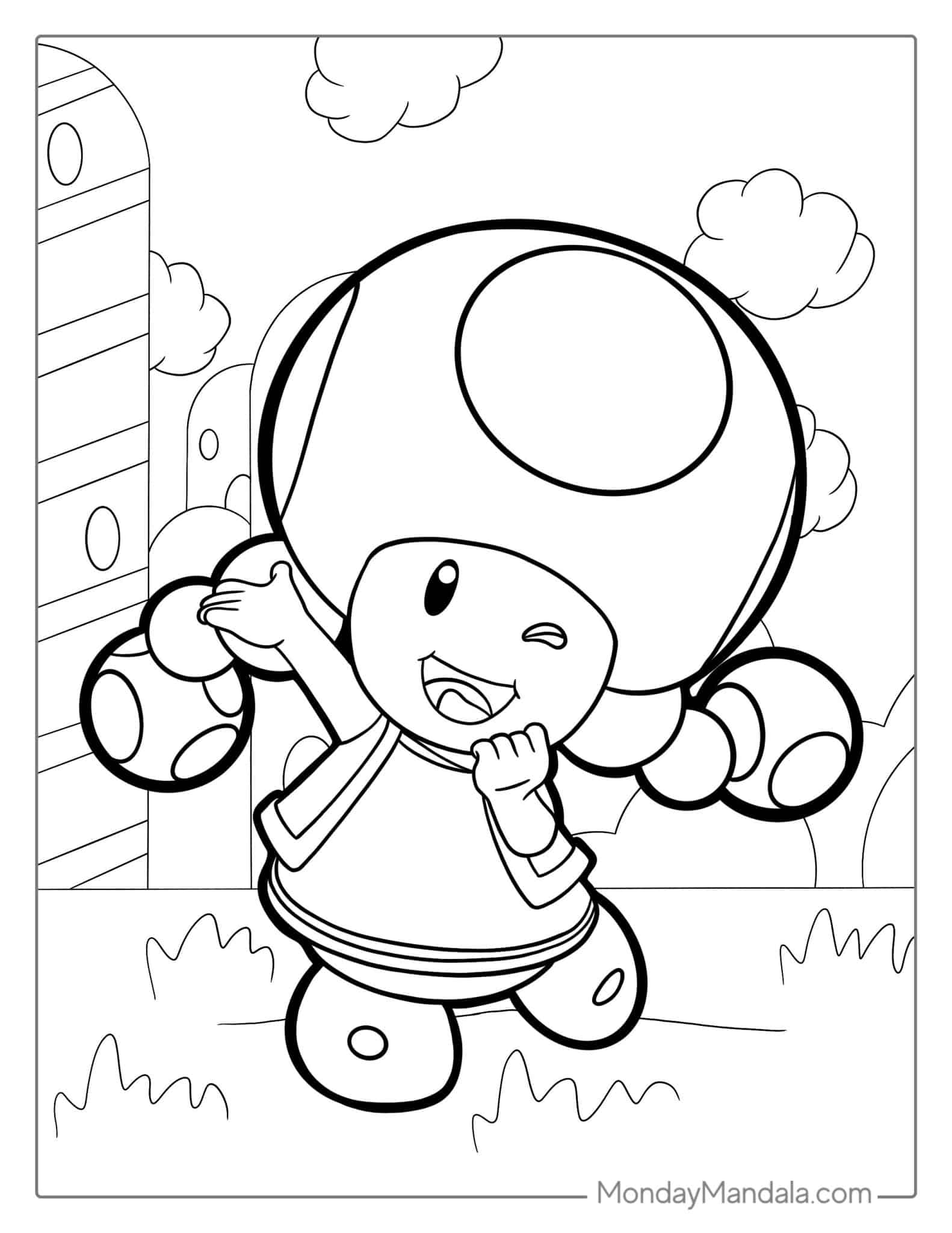 Captain Toad Printable Coloring Pages
