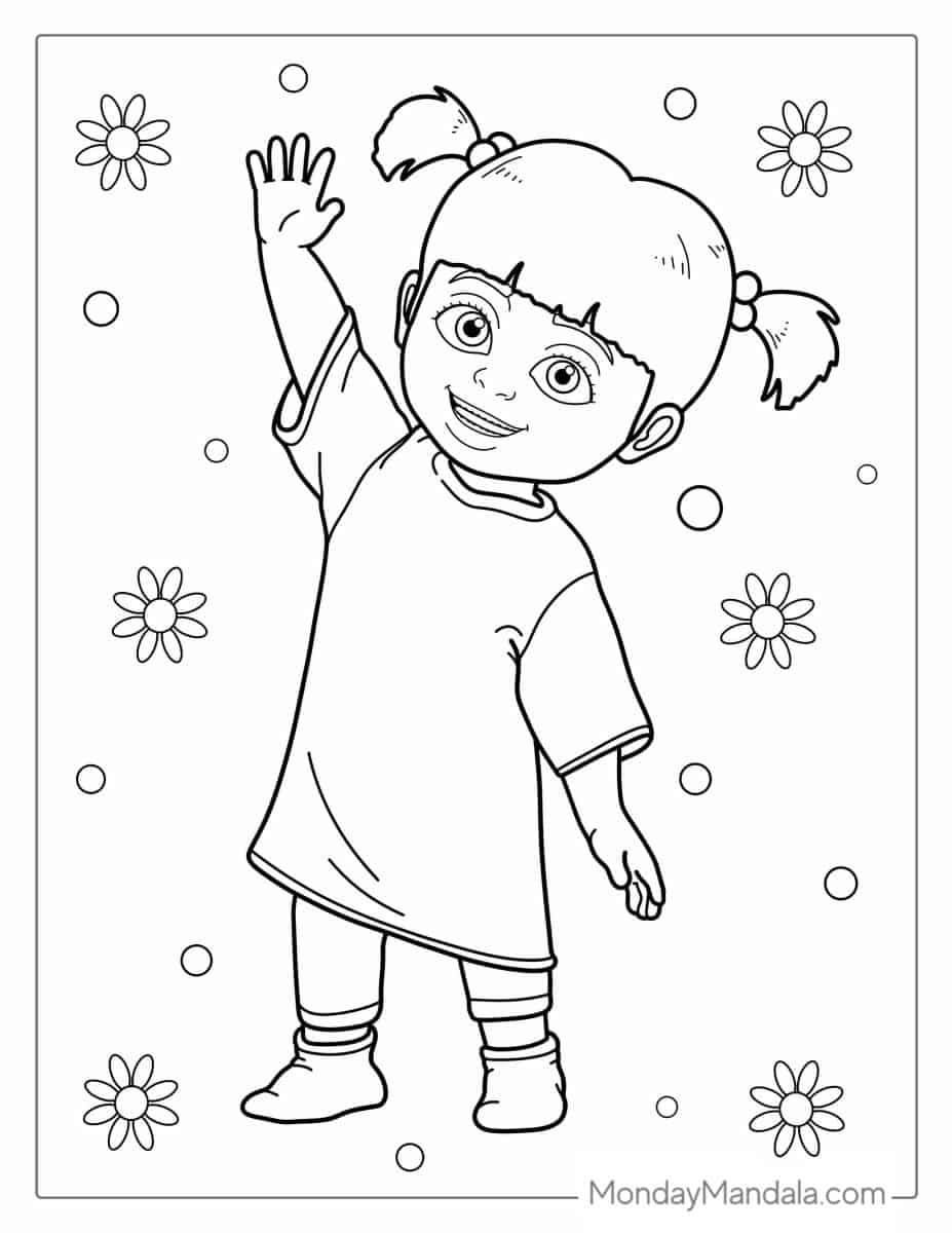 30 Monsters Inc Coloring Pages Free PDF Printables
