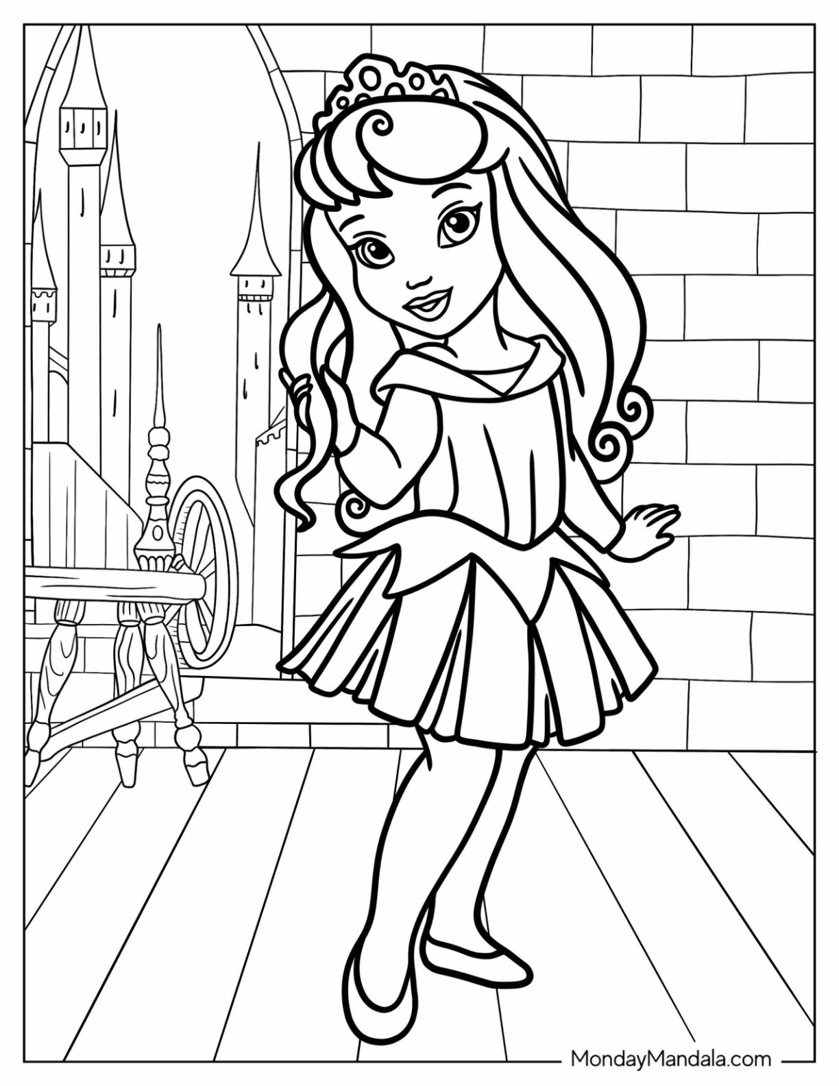 36 Disney Princess Coloring Pages Free PDF Printables