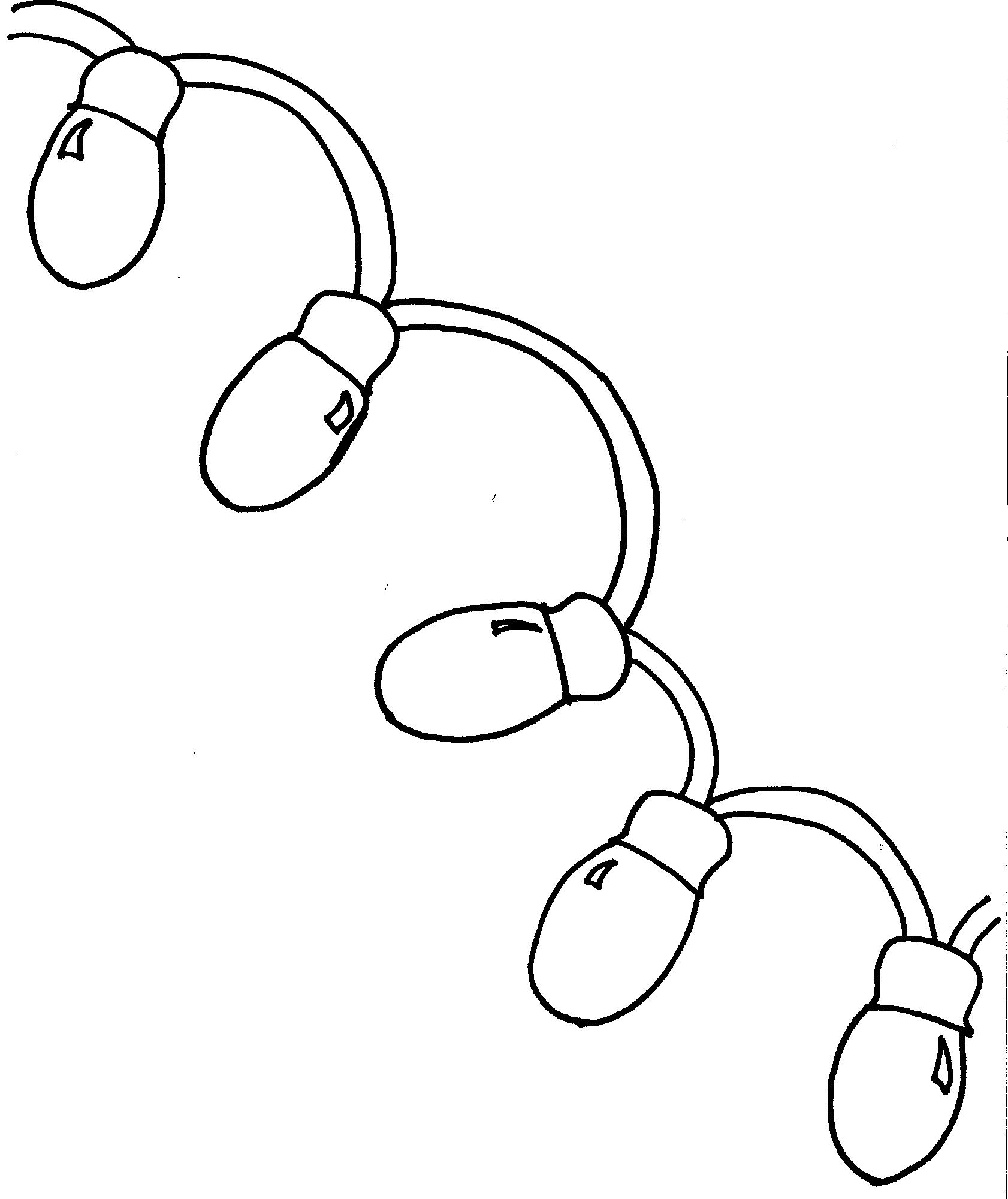 Christmas Bulb Coloring Printable Page