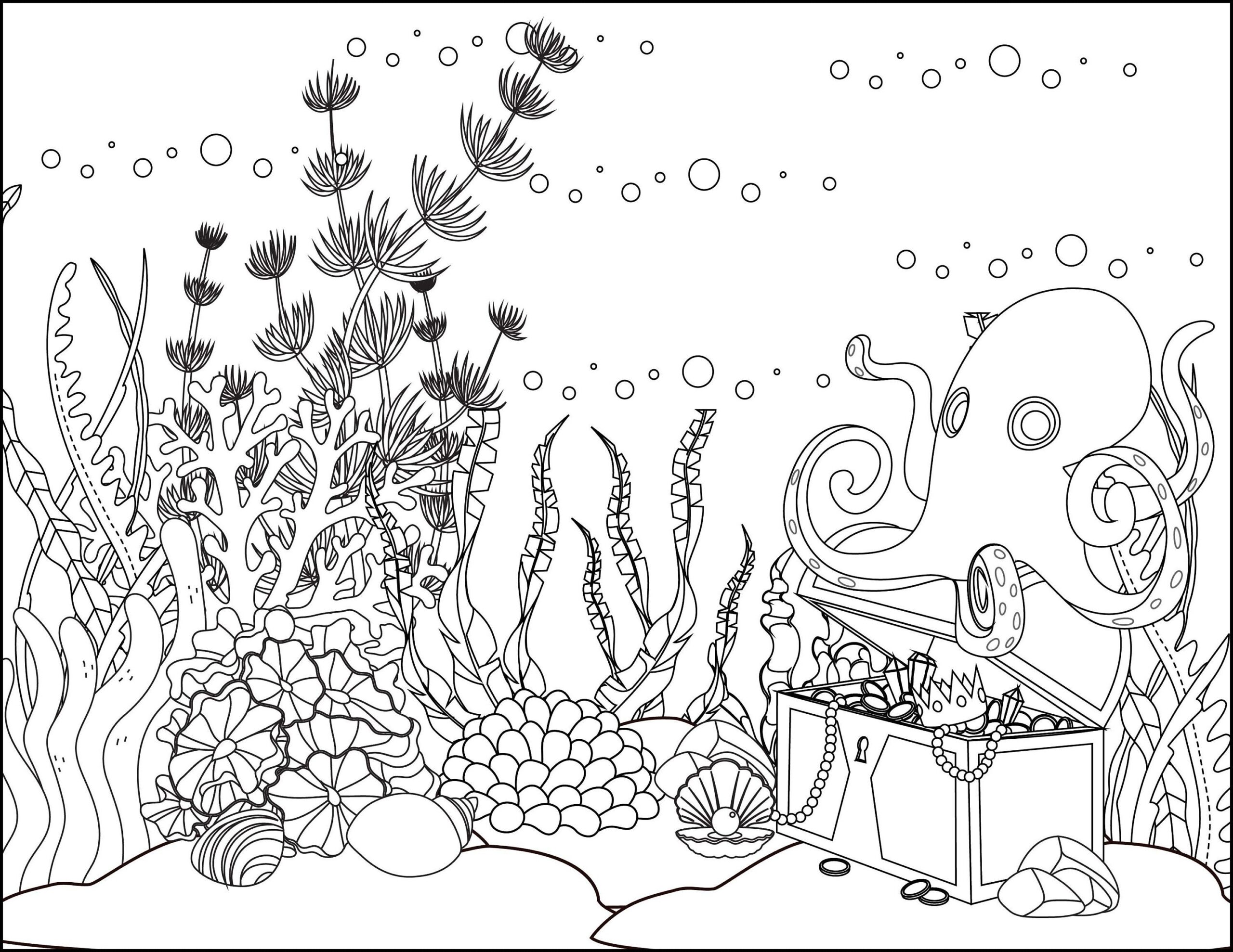 Ocean Printable Coloring Pages
