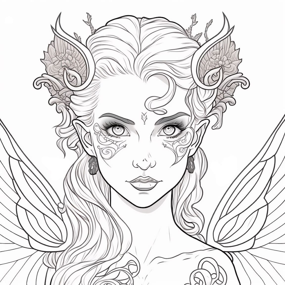 Free Fairy Printable Coloring Pages