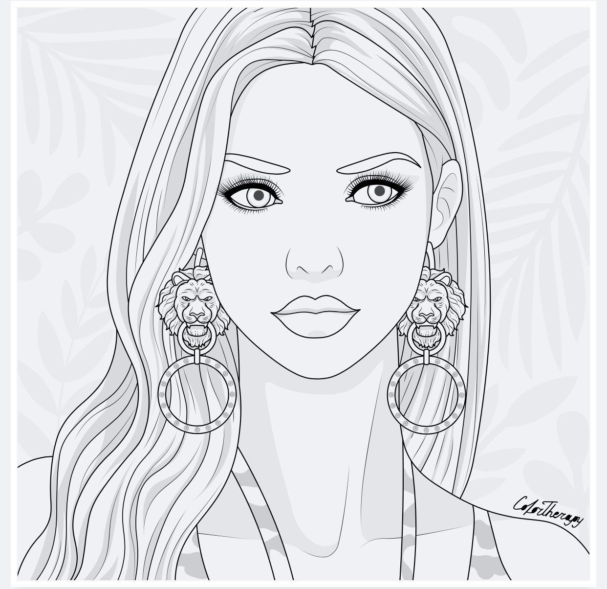 64 Girly Coloring Pages For Adults Frauki Chererbse