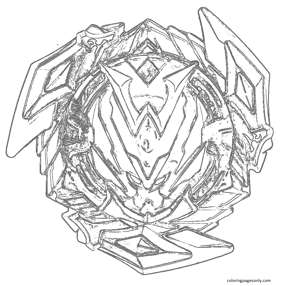 73 Beyblade Coloring Pages ColoringPagesOnly