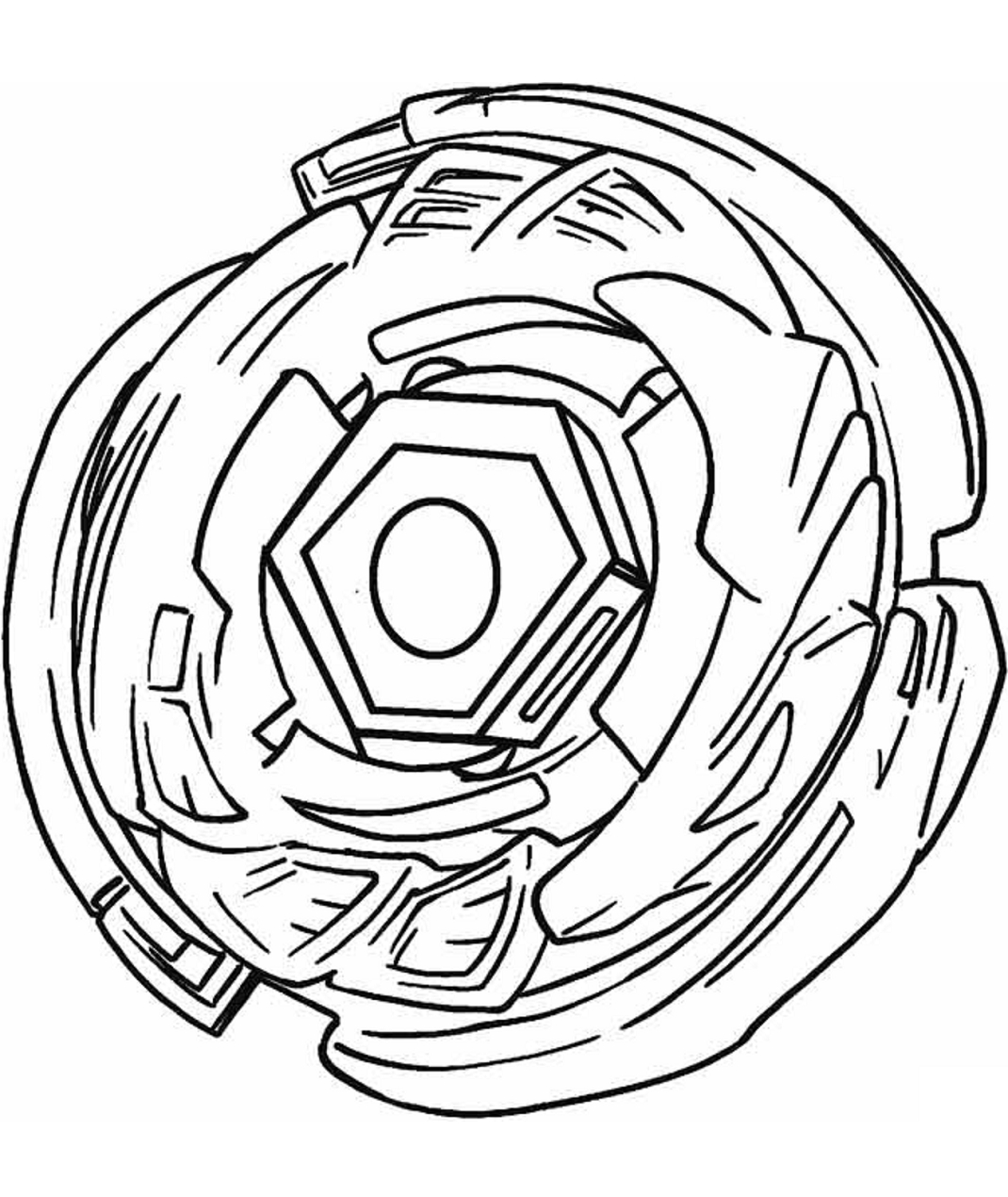Online Printable Coloring Pages Beyblade
