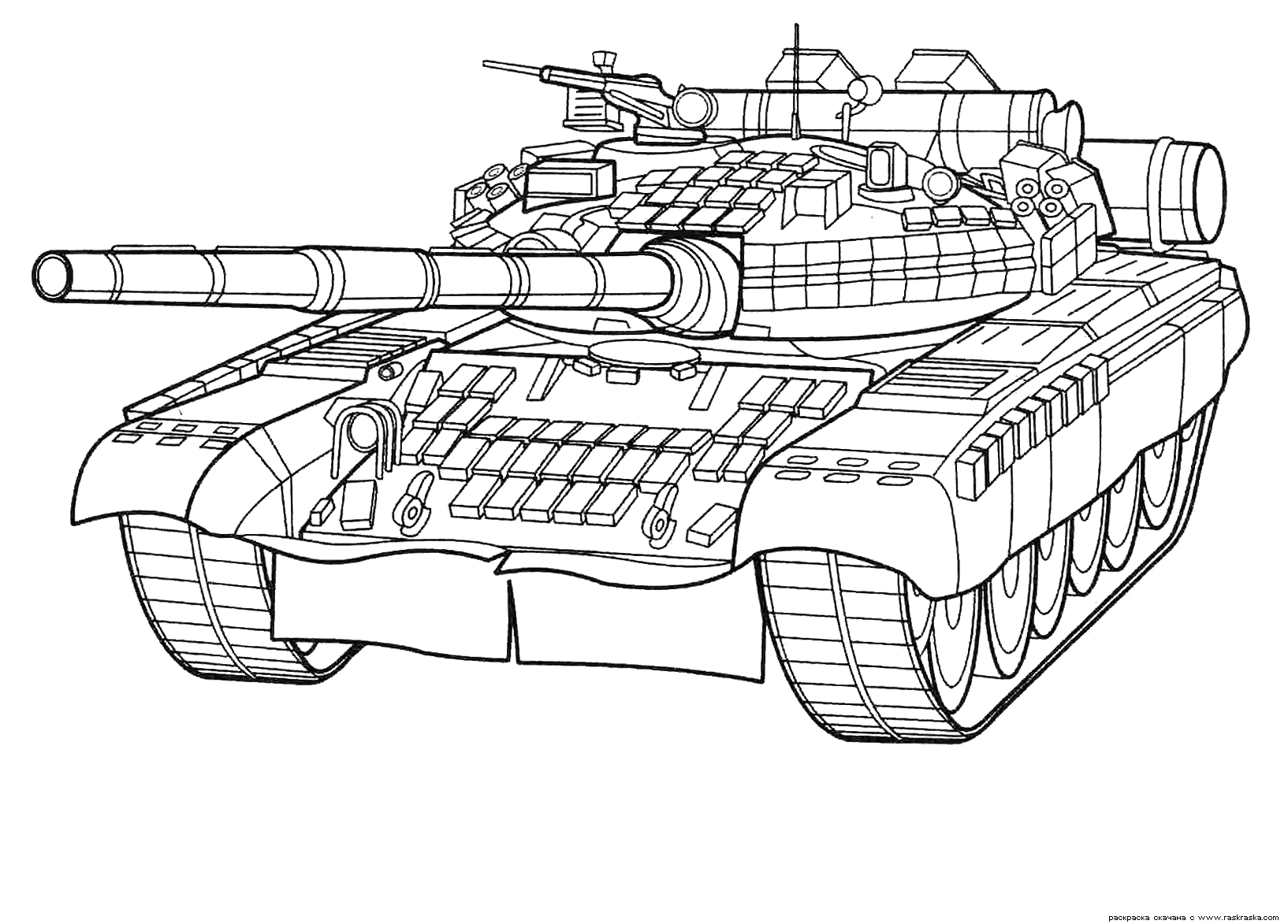 A Printable Army Tank Coloring Page Free Printable Coloring Pages