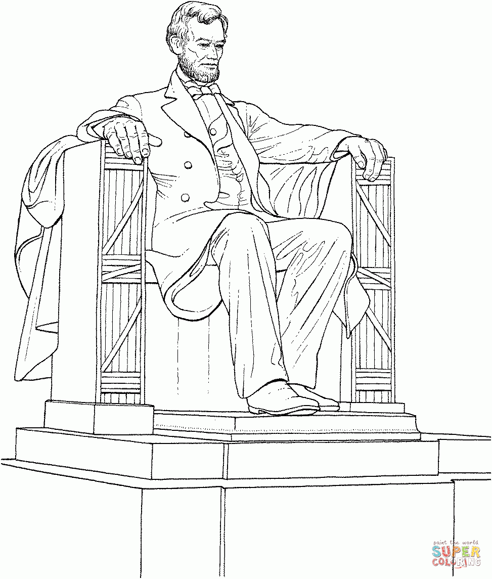Abraham Lincoln Coloring Pages Printable