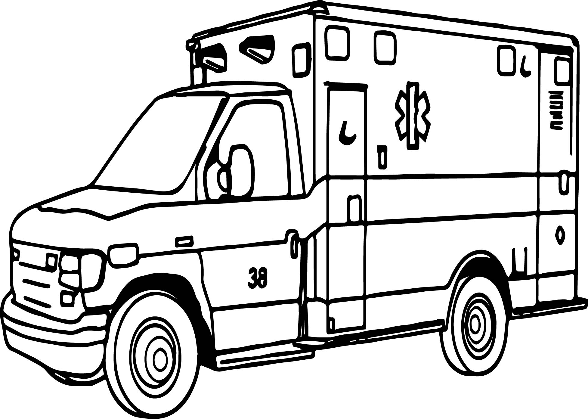 Ambulance Coloring Pages At GetDrawings Free Download