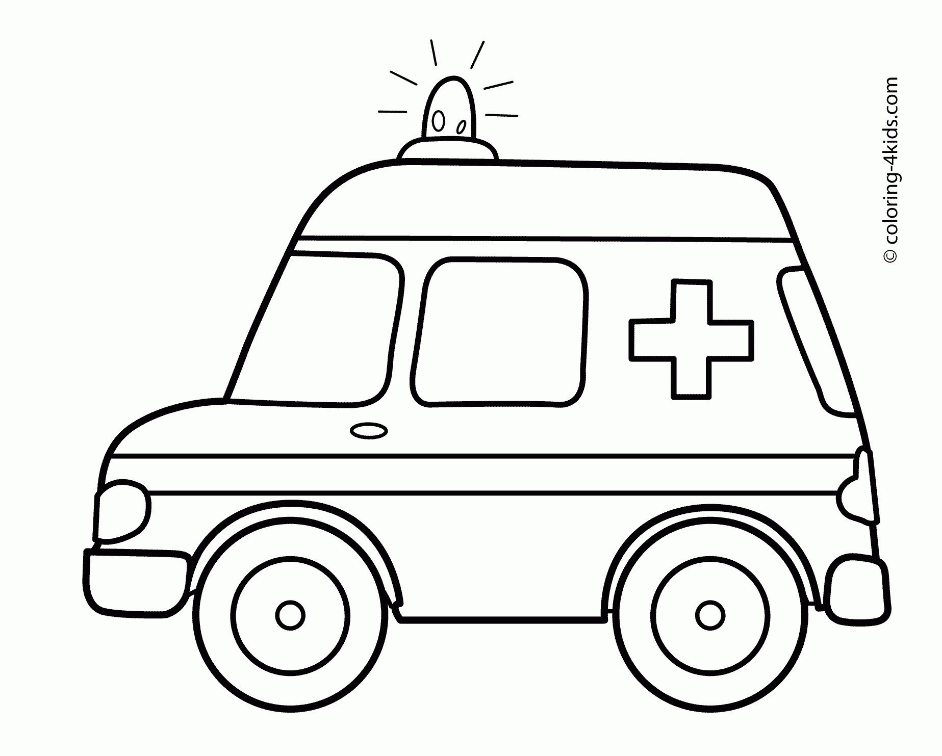 Ambulance Coloring Pages To Download And Print For Free