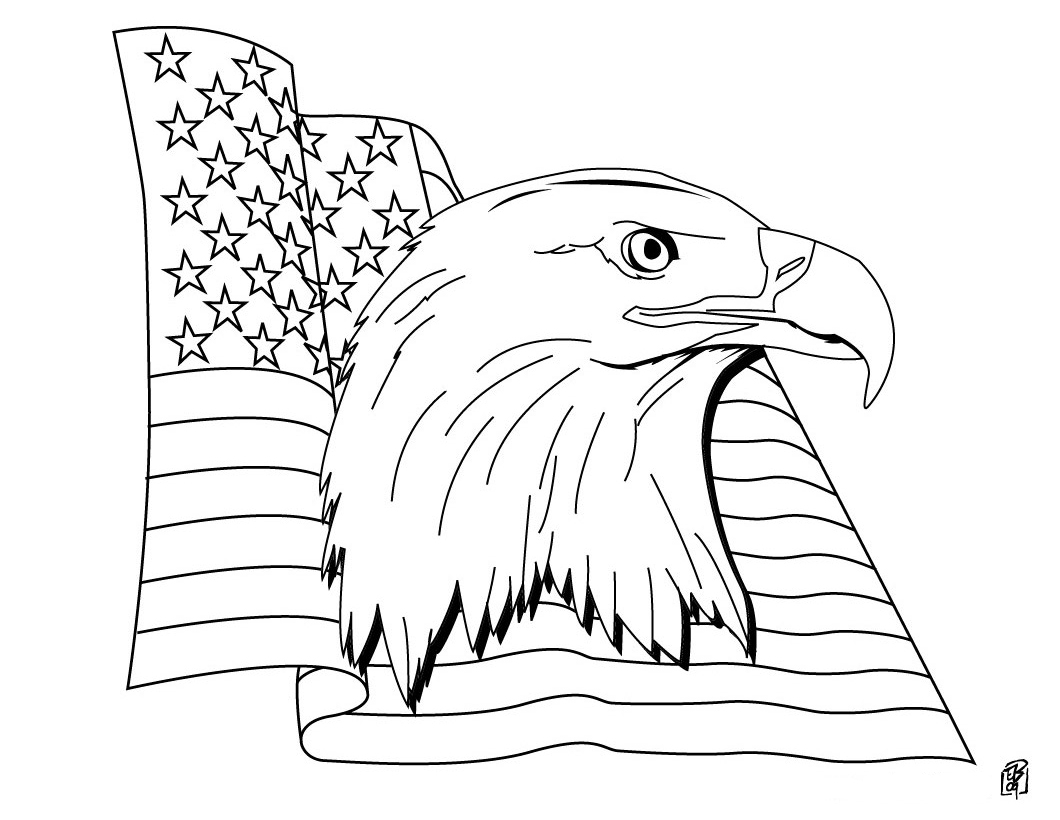 American Flag Coloring Pages Best Coloring Pages For Kids