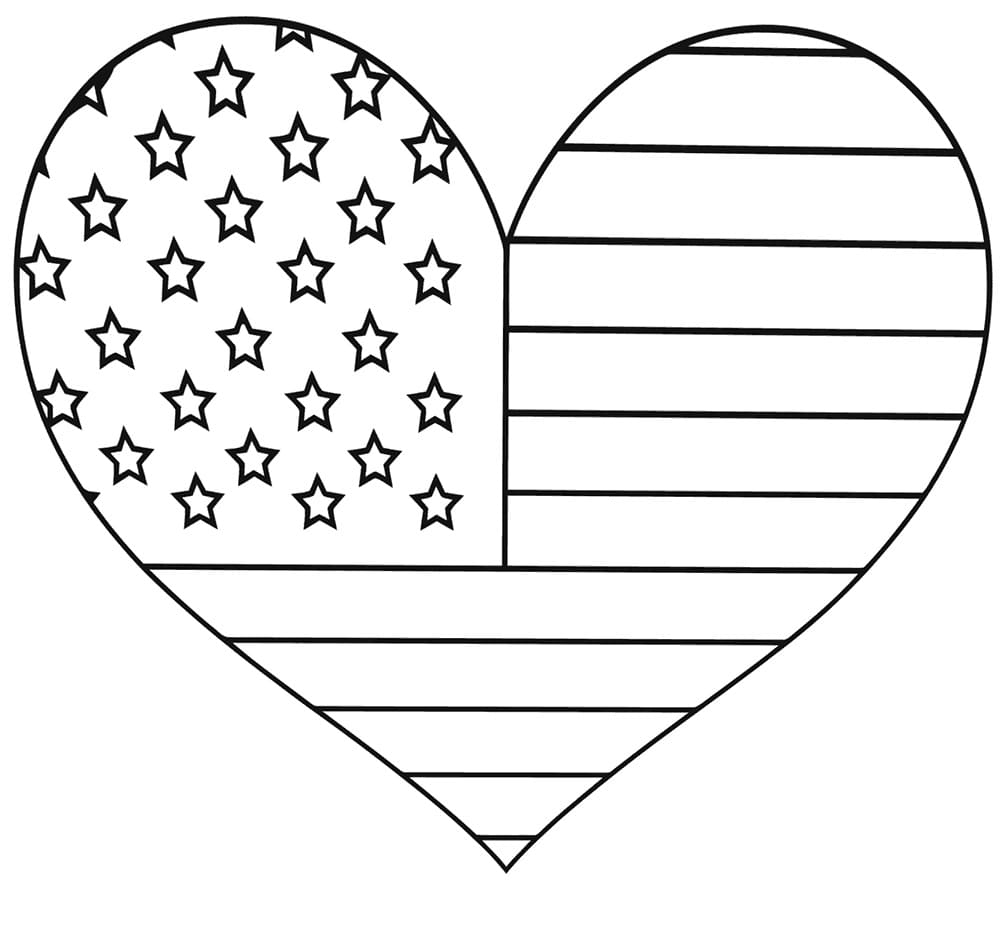 American Flag Coloring Pages You Can Print On The Site For Free
