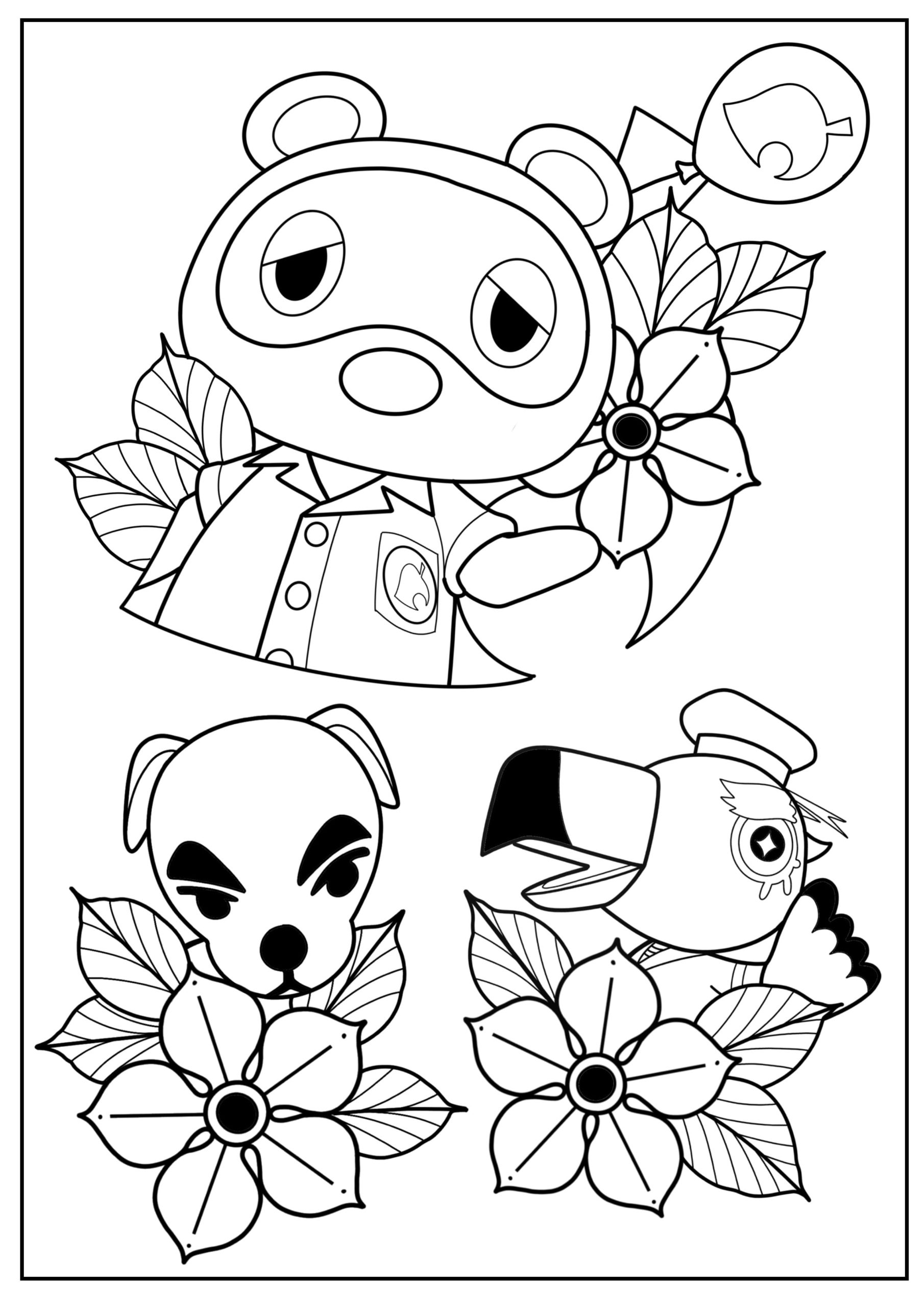 Animal Crossing Coloring Pages 90 Printable Coloring Pages