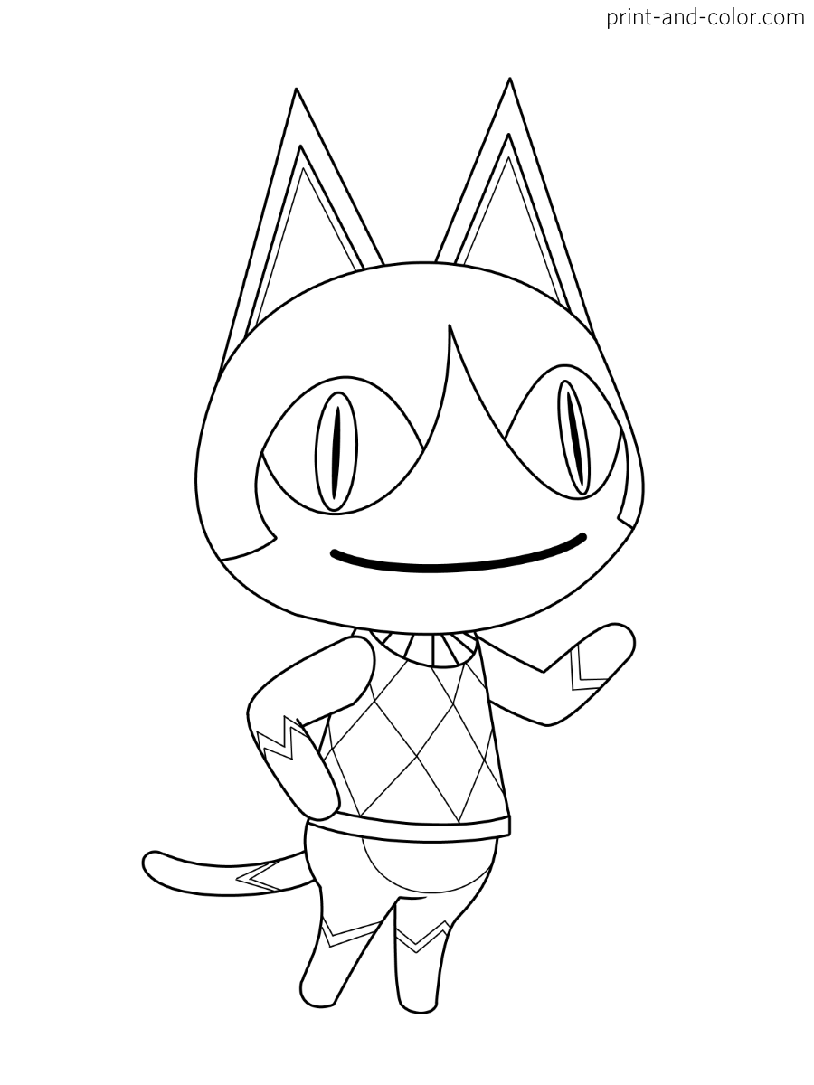 Animal Crossing Coloring Pages Print And Color