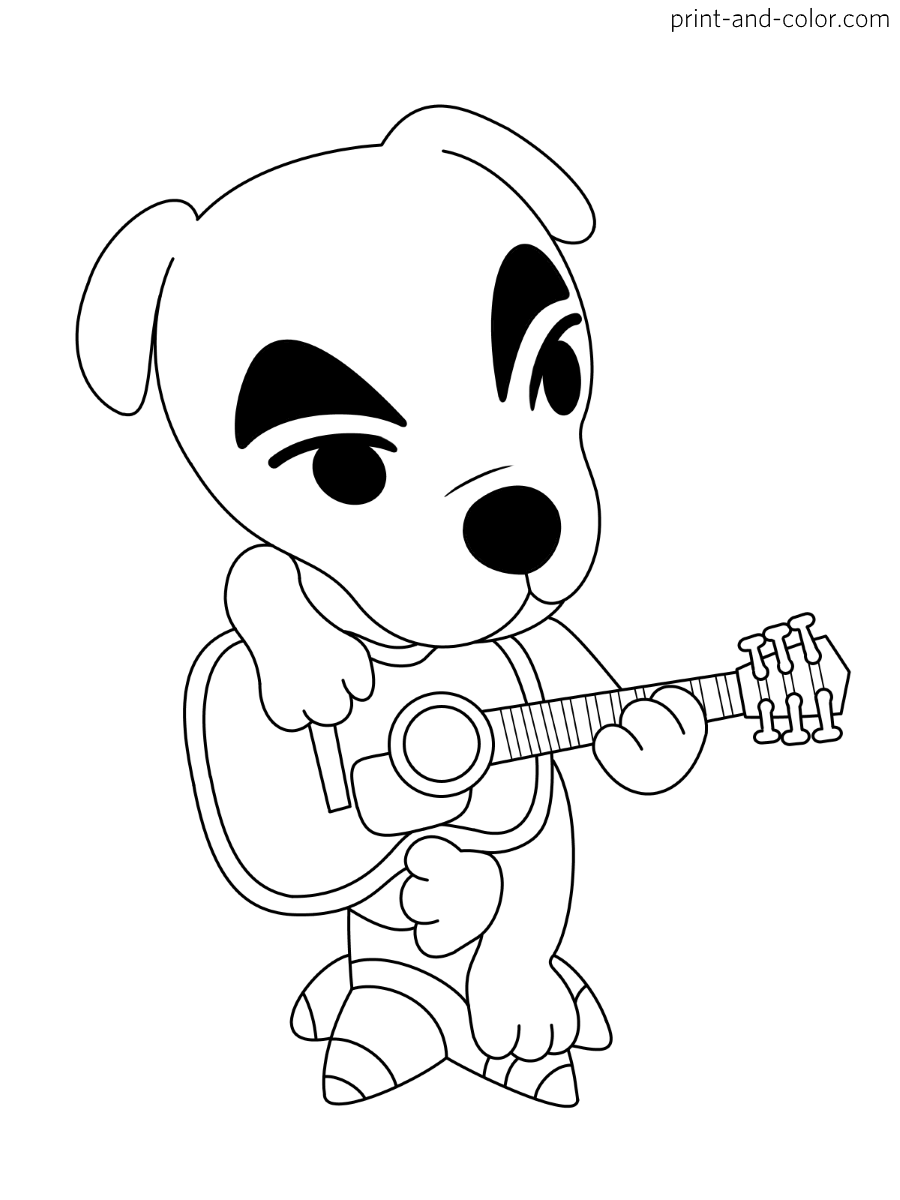 Animal Crossing Coloring Pages Print And Color