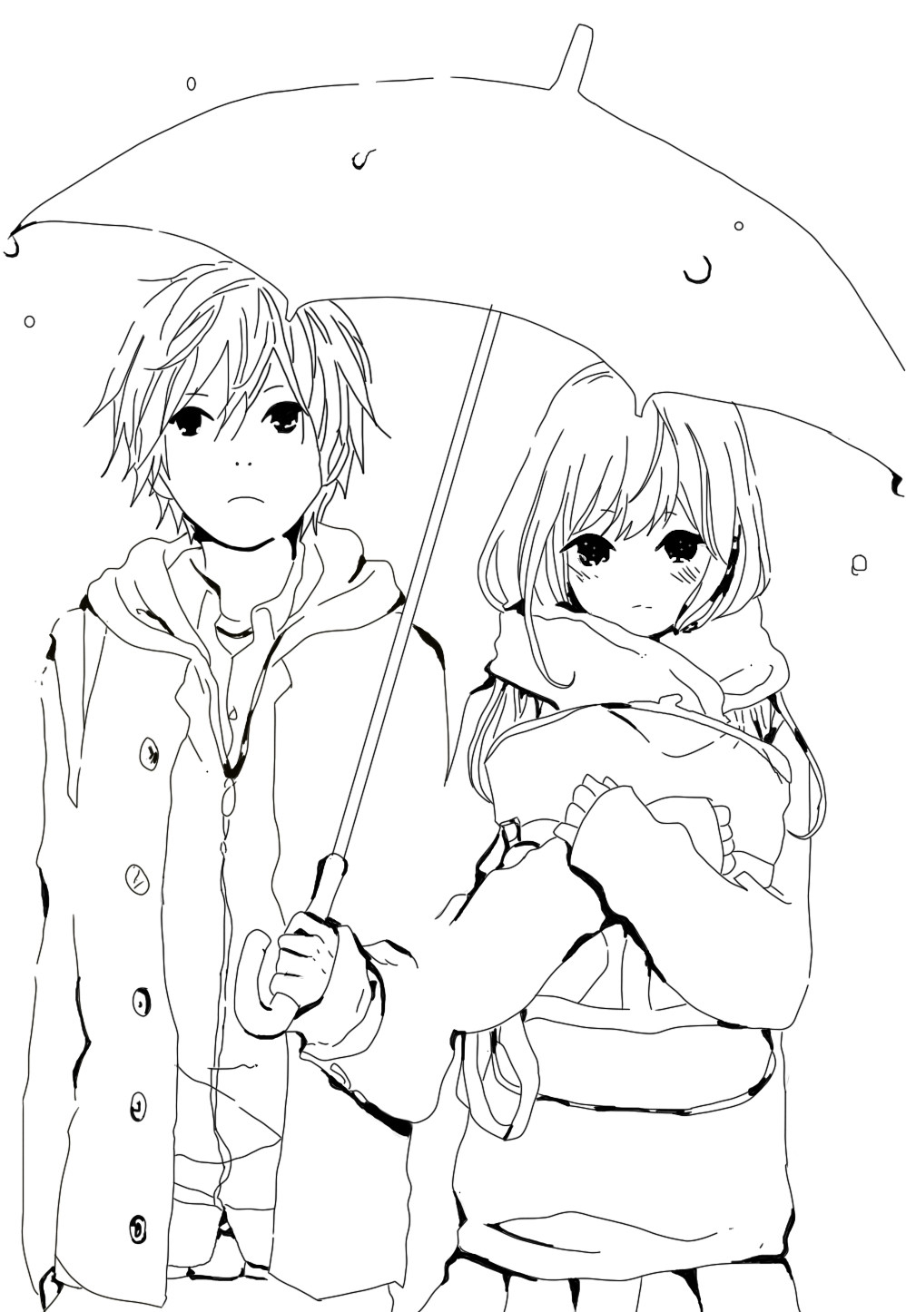 Free Printable Anime Coloring Pages