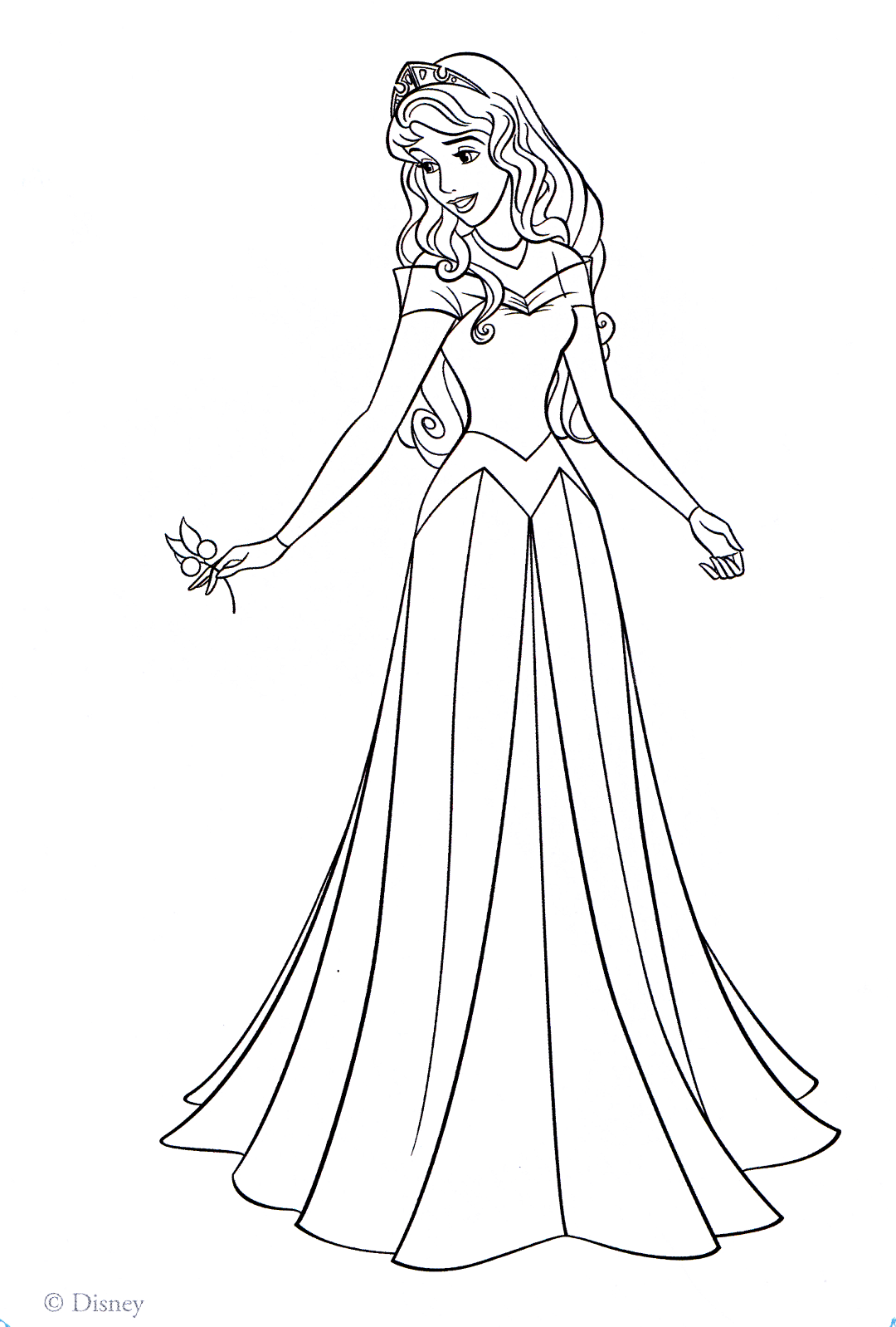 Princess Aurora Printable Coloring Pages
