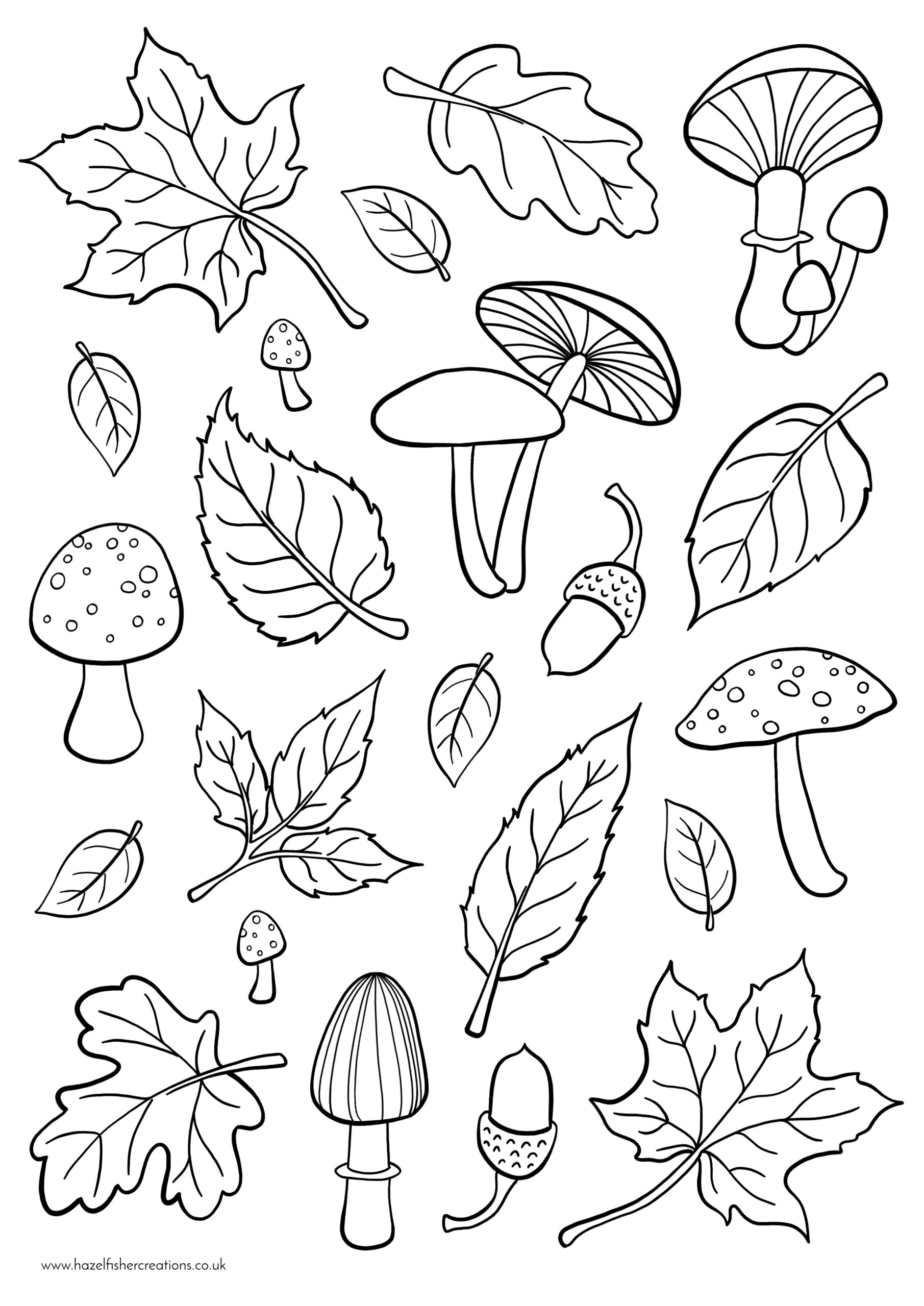 Autumn Colouring In