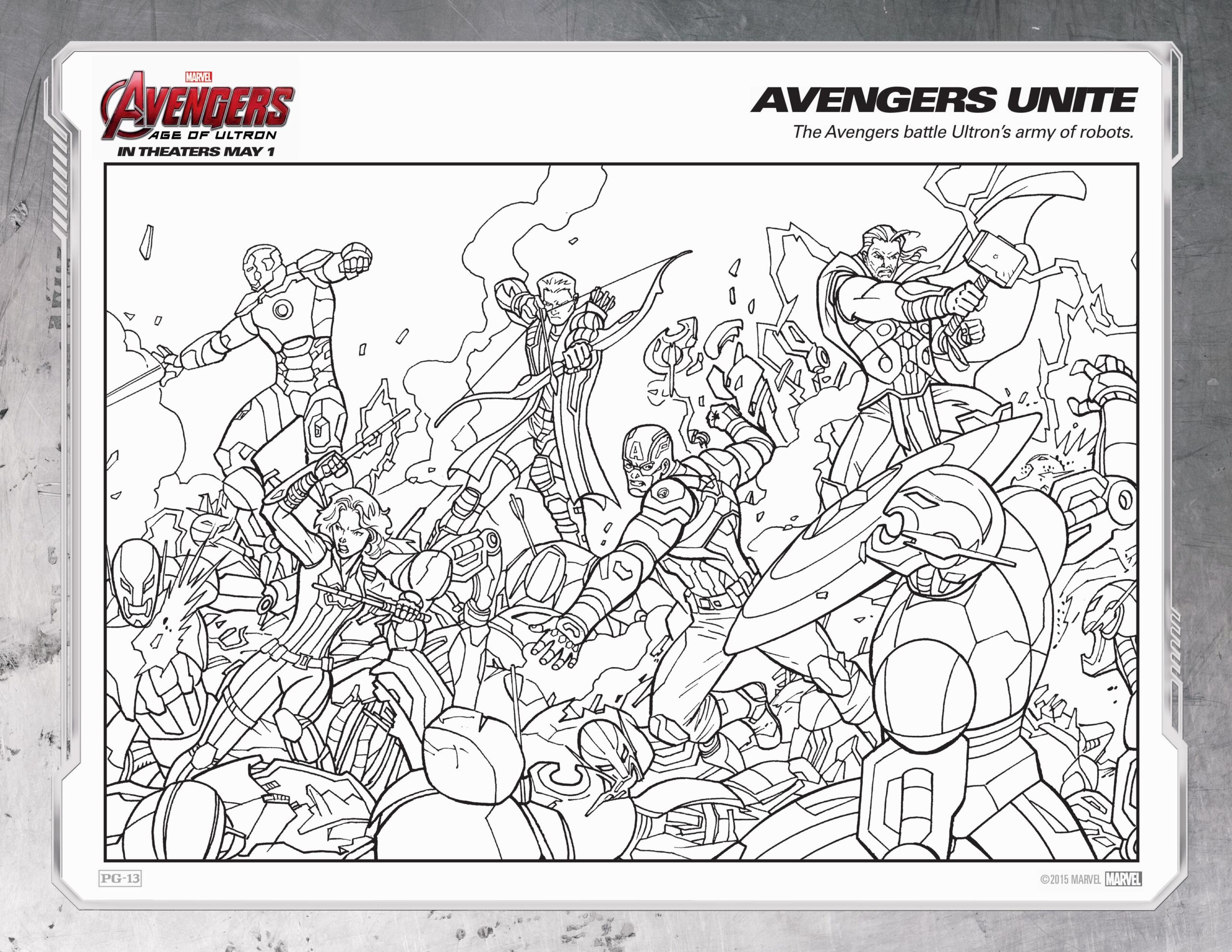 Avengers Age Of Ultron Coloring Sheets 12 Coloring Home