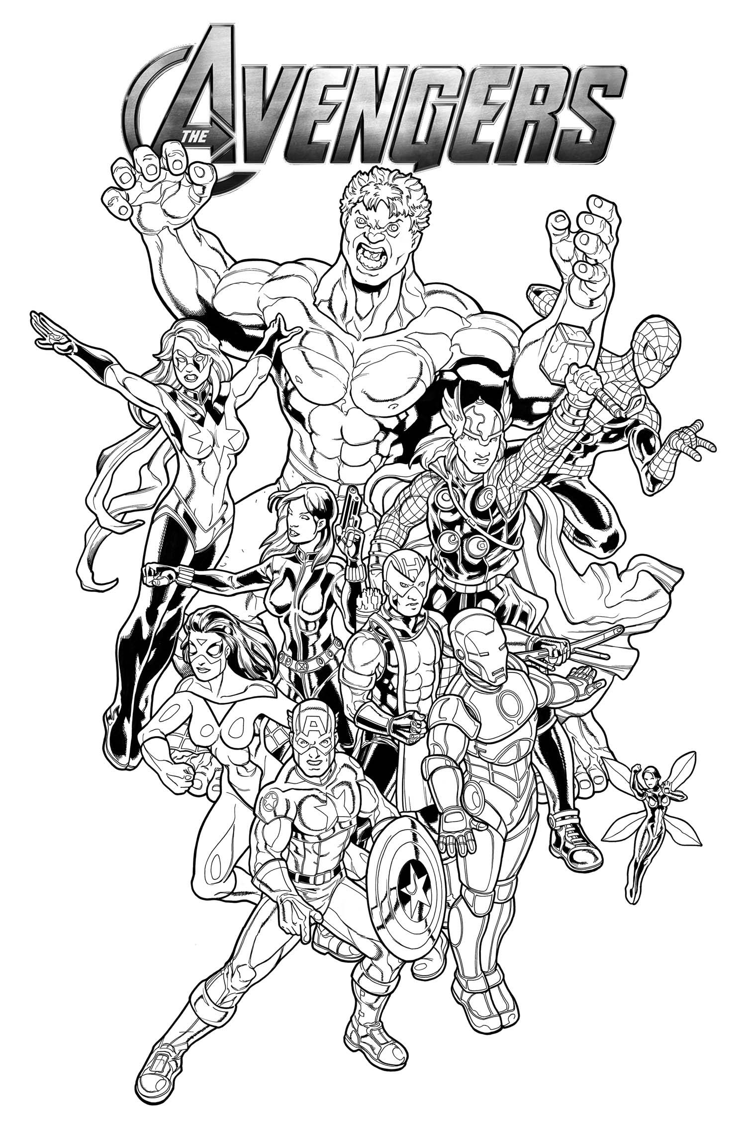 Avengers Coloring Pages Printable