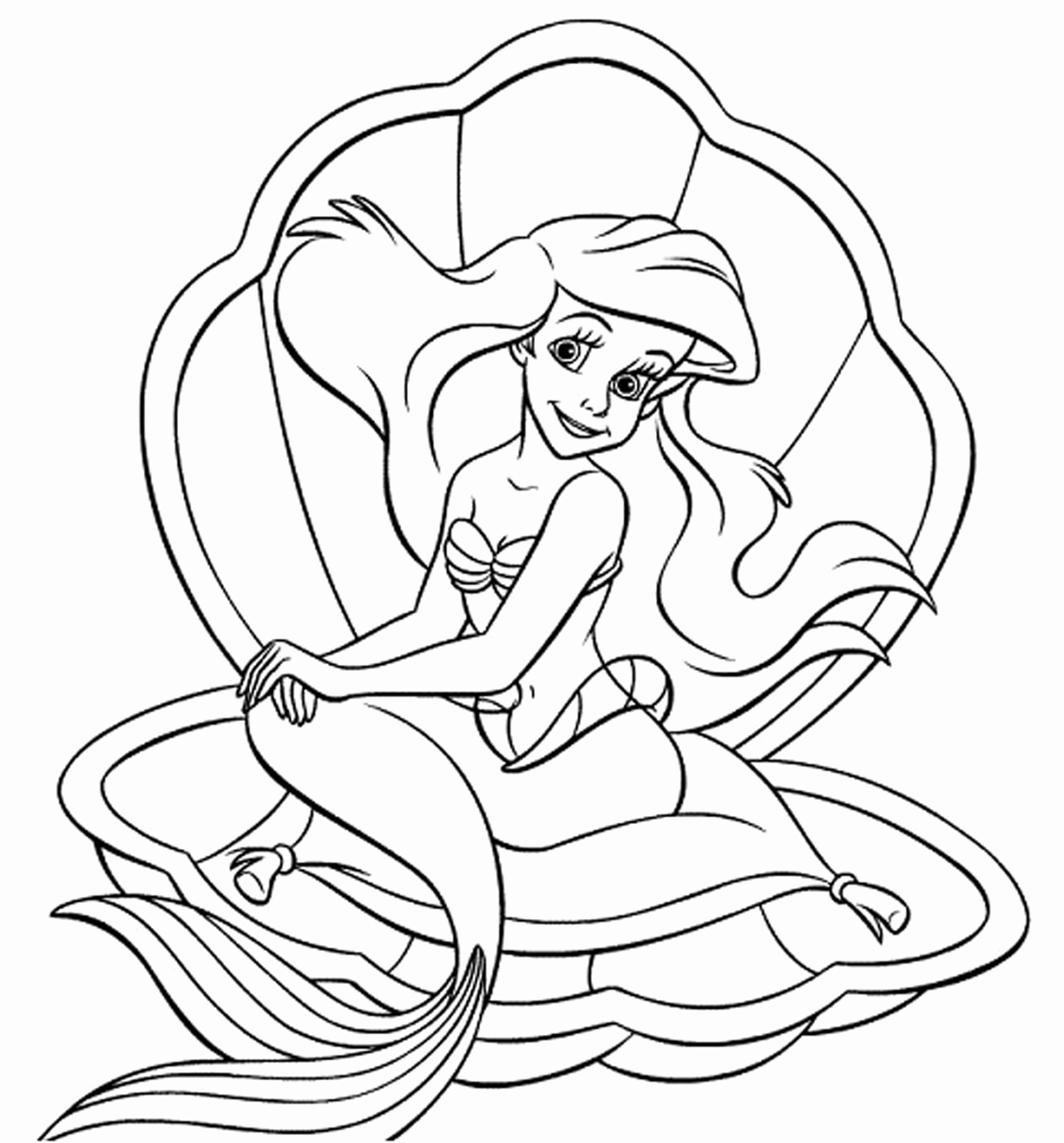 Baby Ariel Coloring Pages At GetColorings Free Printable Colorings Pages To Print And Color