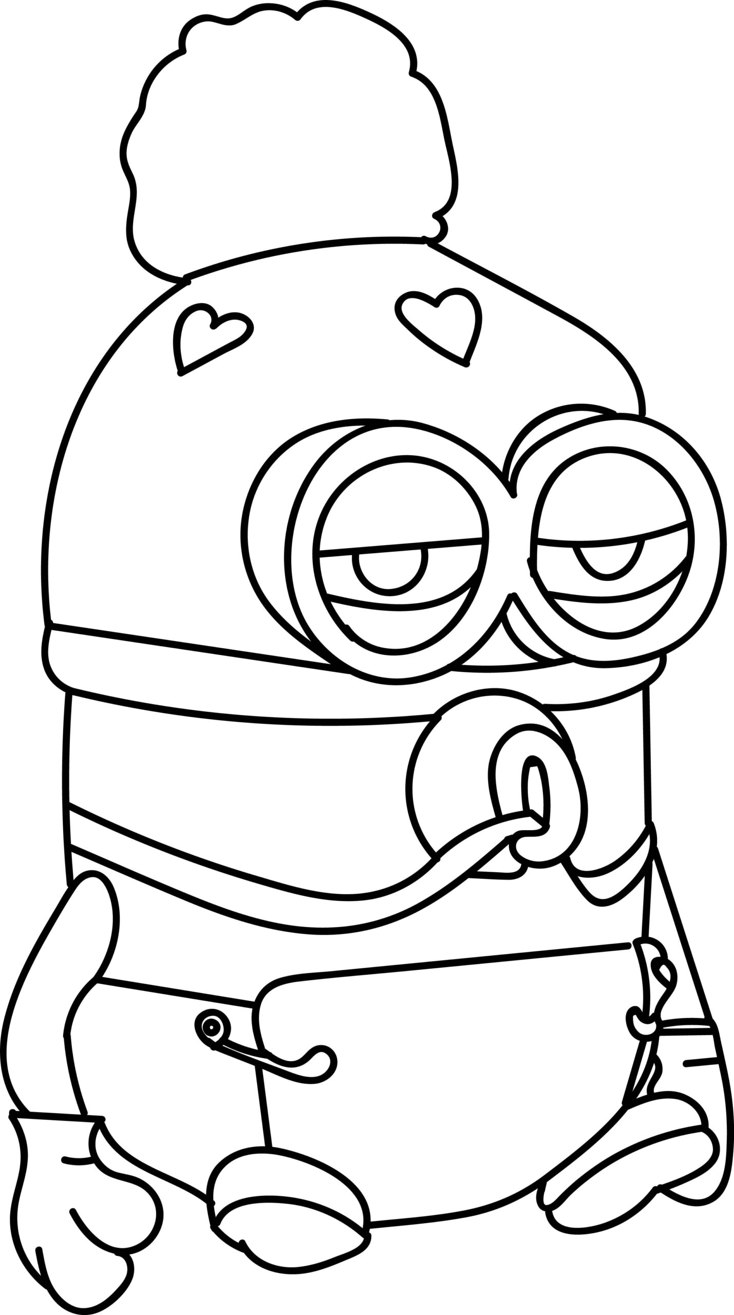 Baby Minion Coloring Page Wecoloringpage