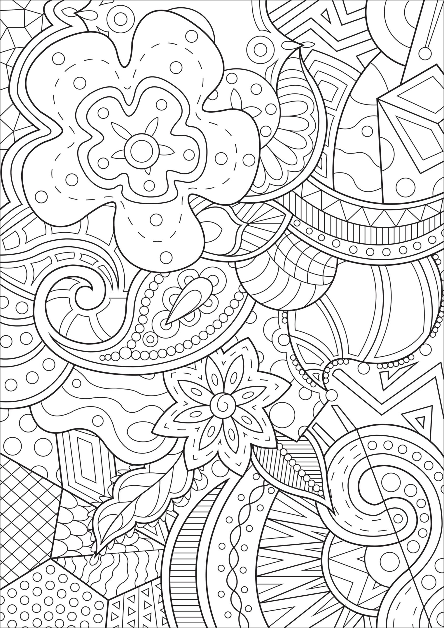 Background Coloring Pages