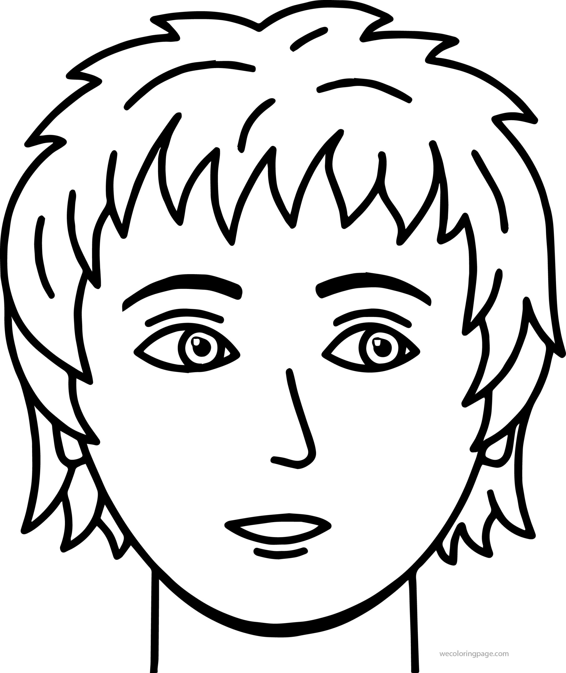 Boy Face Coloring Page At GetColorings Free Printable Colorings Pages To Print And Color