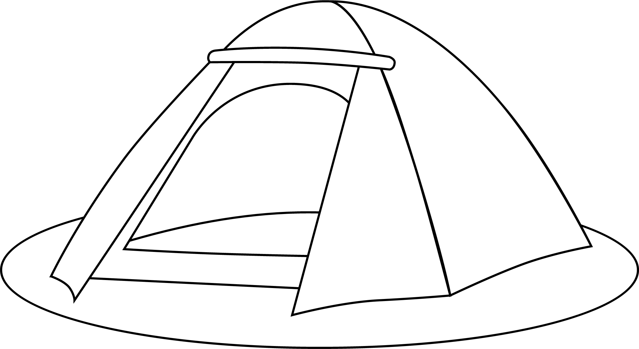 Camping Tent Coloring Page ColouringPages