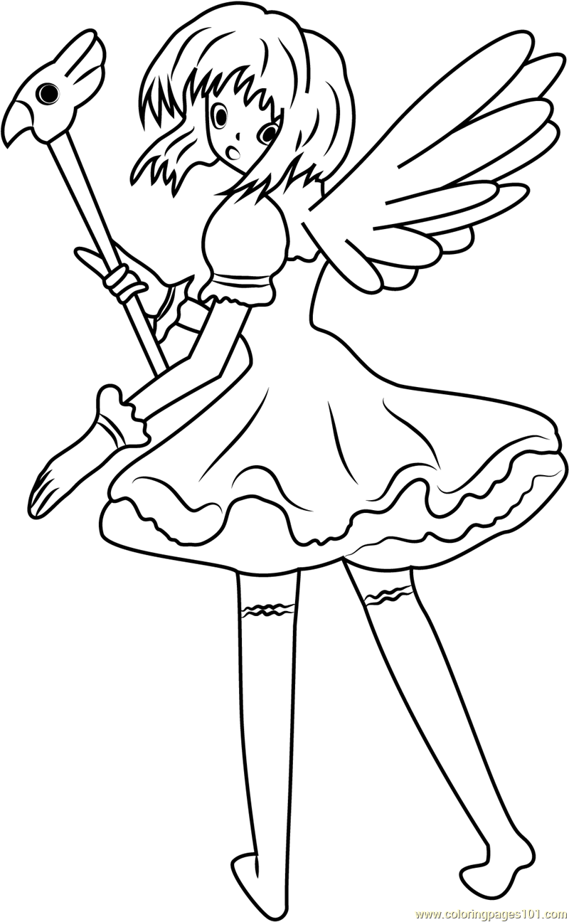 Coloring Pages Cardcaptors Printable