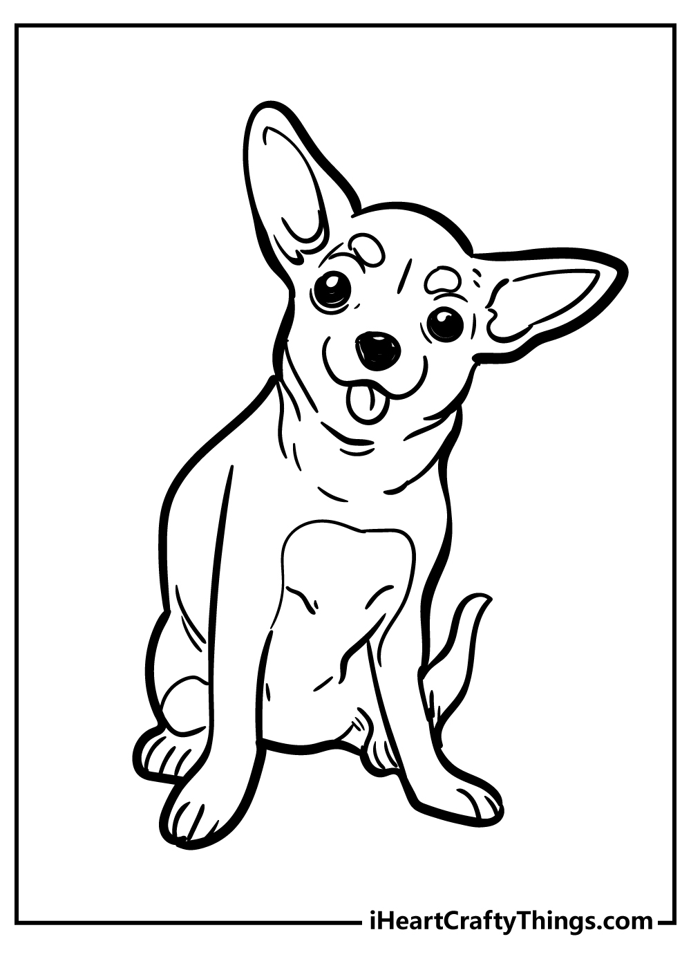 Chihuahua Coloring Pages Printables
