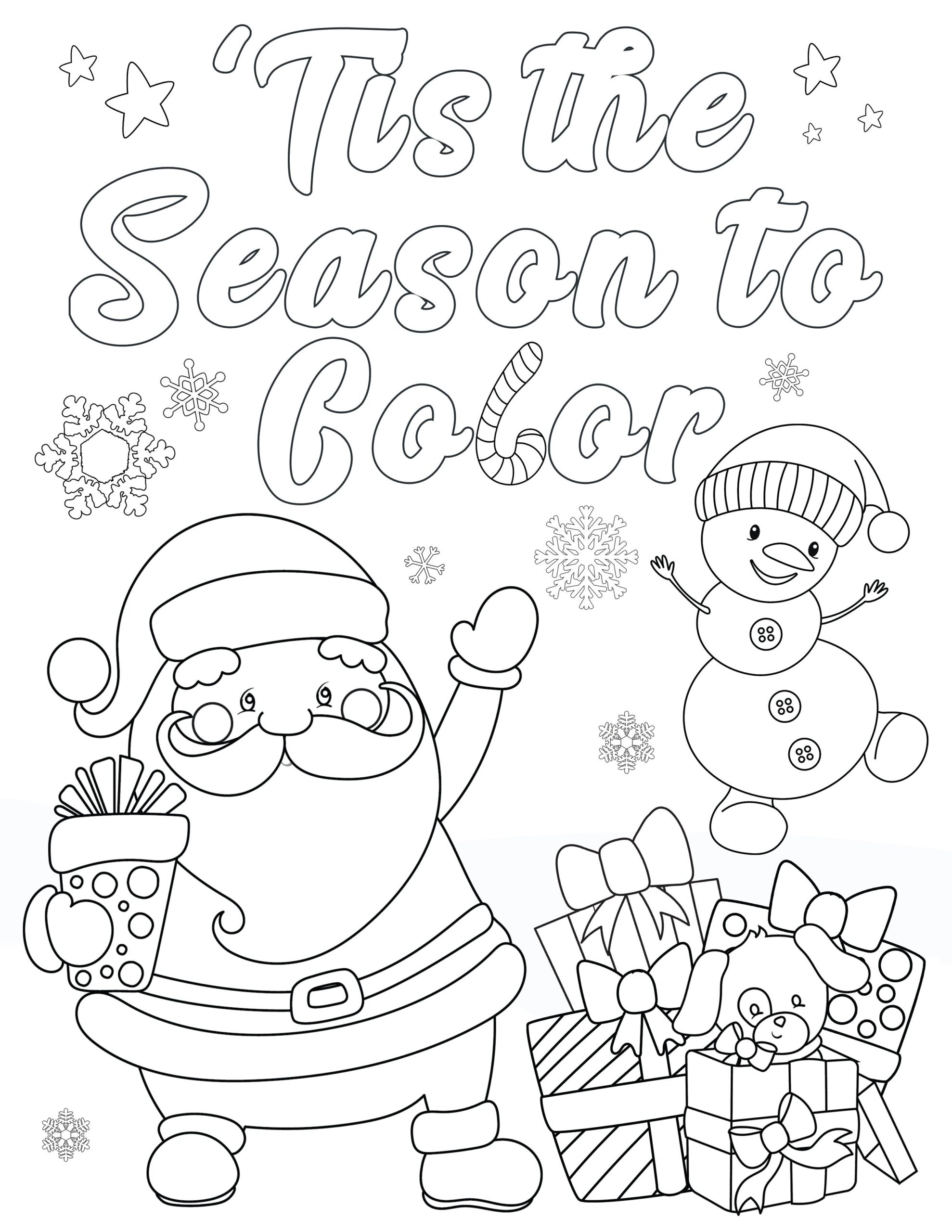 Christmas Coloring Pages Printable
