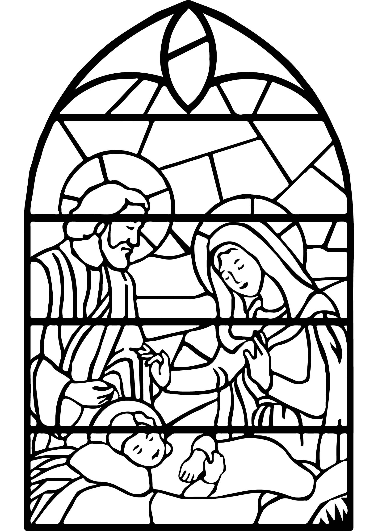 Christmas Nativity Scene Coloring Page 15 Free PDF Printables Printablee