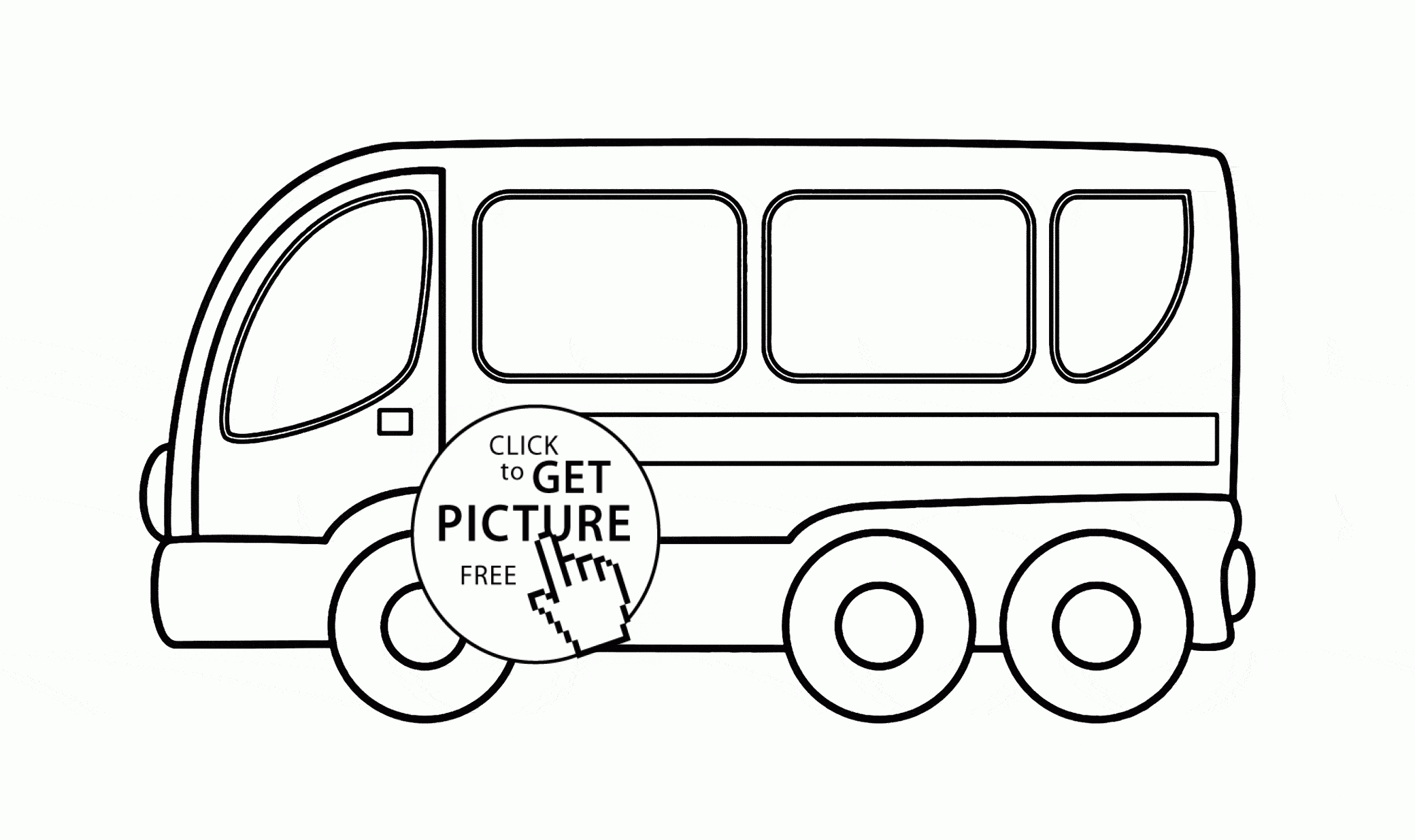 Printable Coloring Pages City Bus