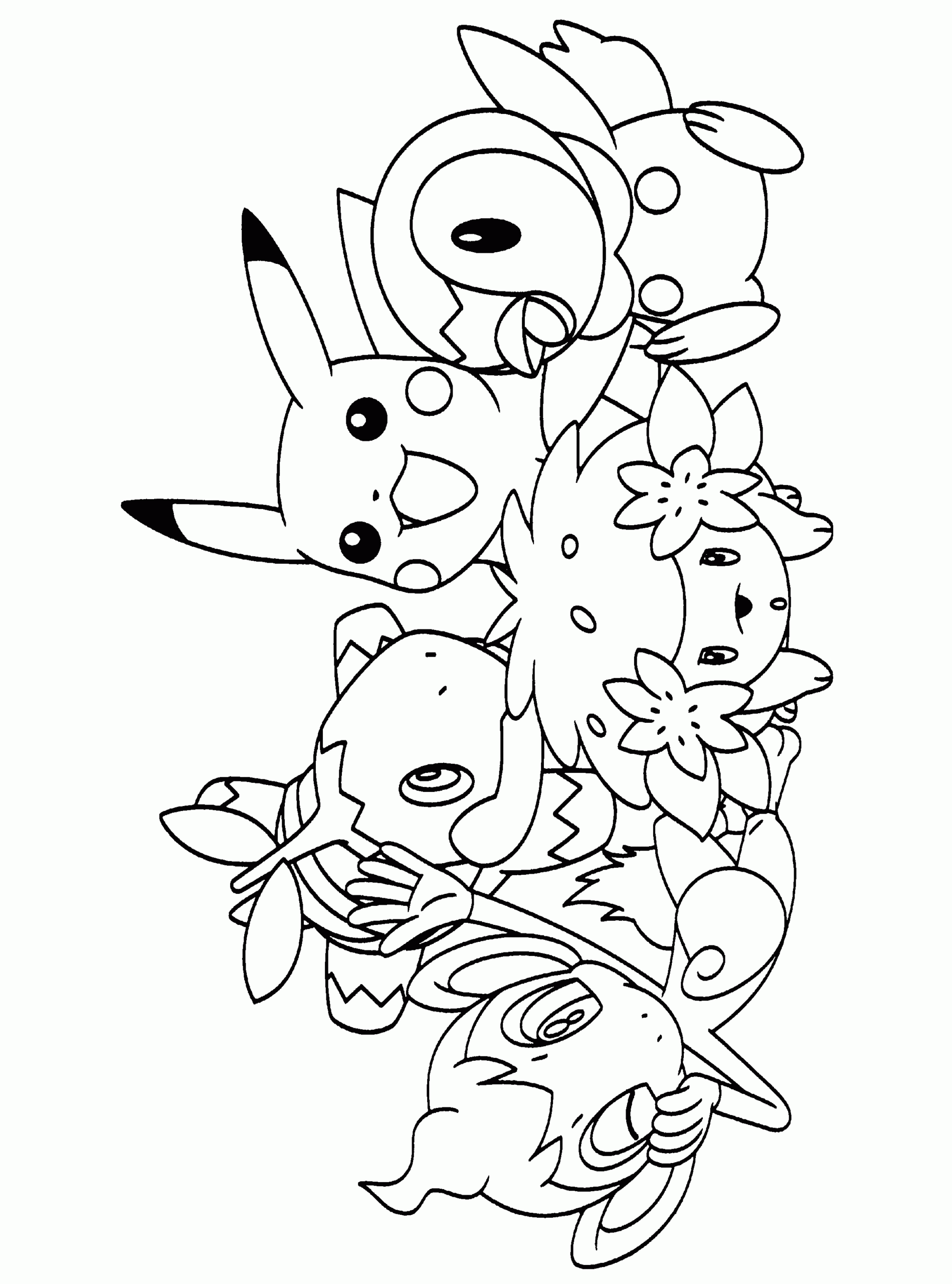 Coloring Page Pokemon Coloring Pages 54 Coloring Pages Pokemon Coloring Pages Pikachu