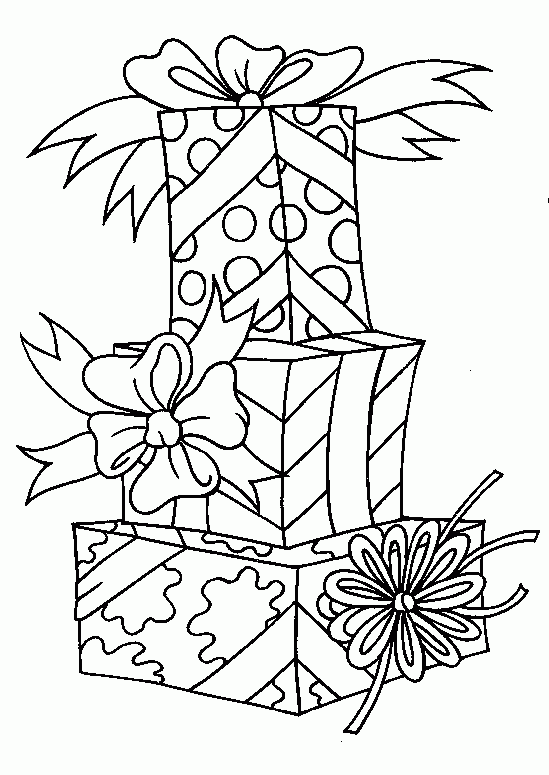 Coloring Pages Christmas Free Printable Bean