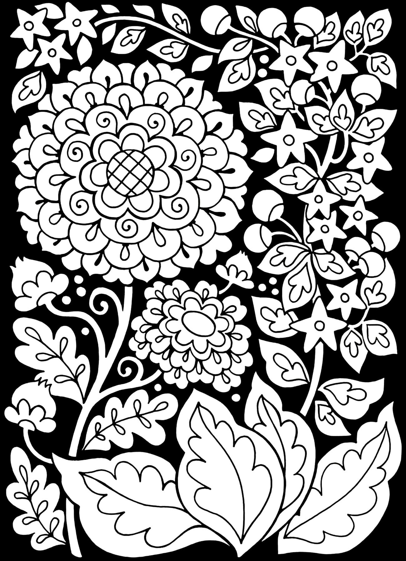 Coloring Pages Of Backgrounds