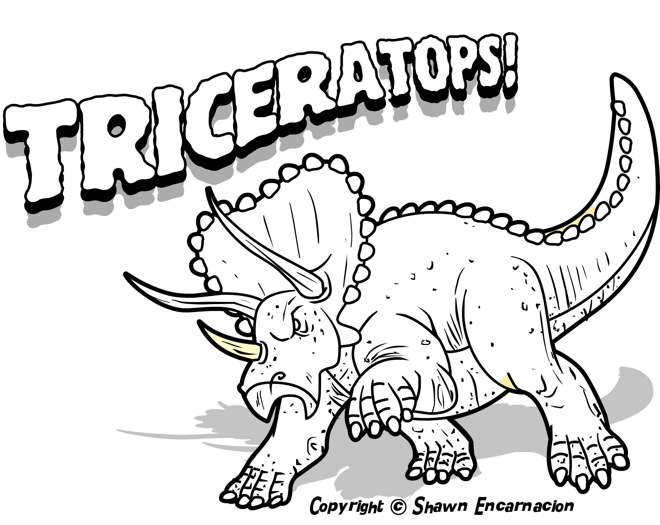 Dinosaur Coloring Pages Printable