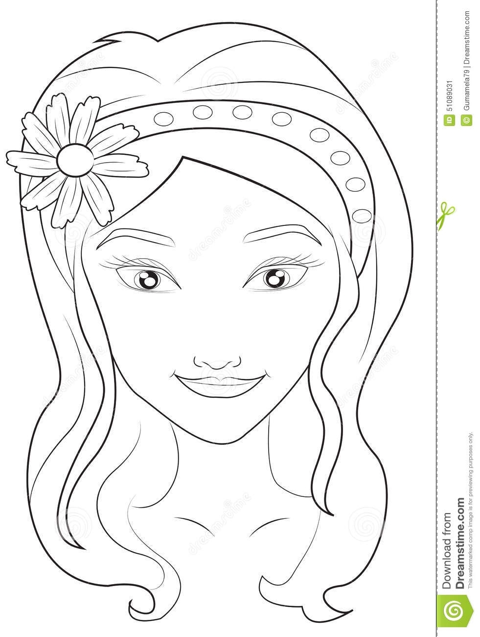 Printable Coloring Pages Faces