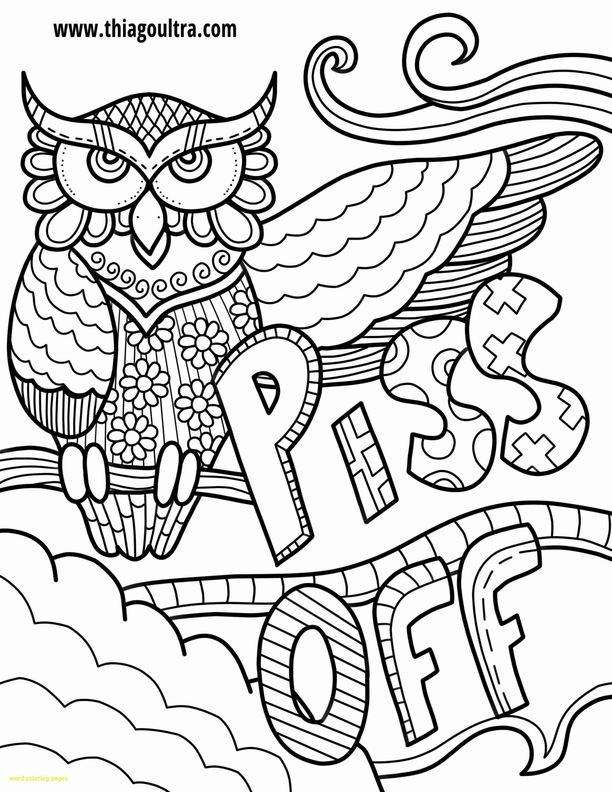 Coloring Pages With Words Printable At GetDrawings Free Download
