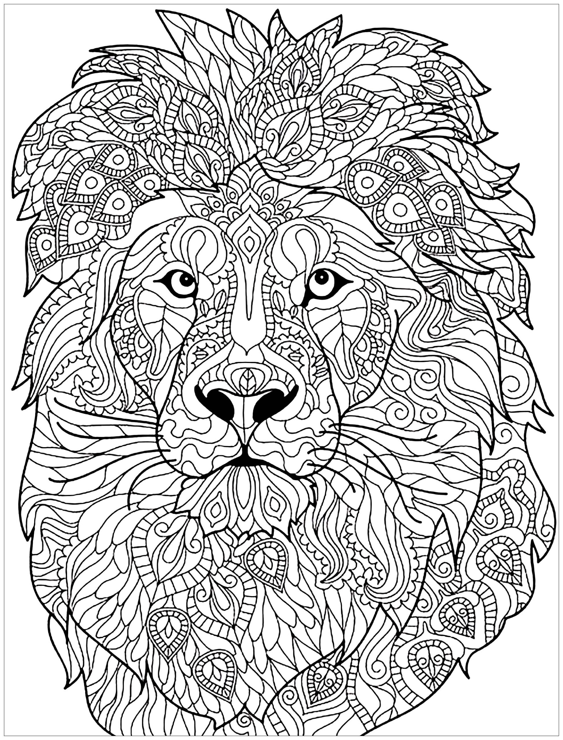 Complex Animal Coloring Pages At GetColorings Free Printable Colorings Pages To Print And