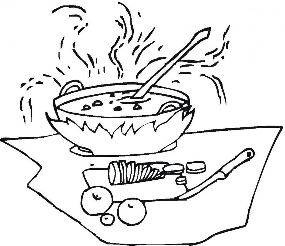 Cooking Coloring Pages Books 100 FREE And Printable