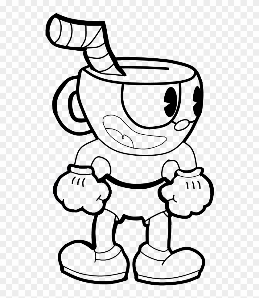 Free Printable Cuphead Coloring Pages