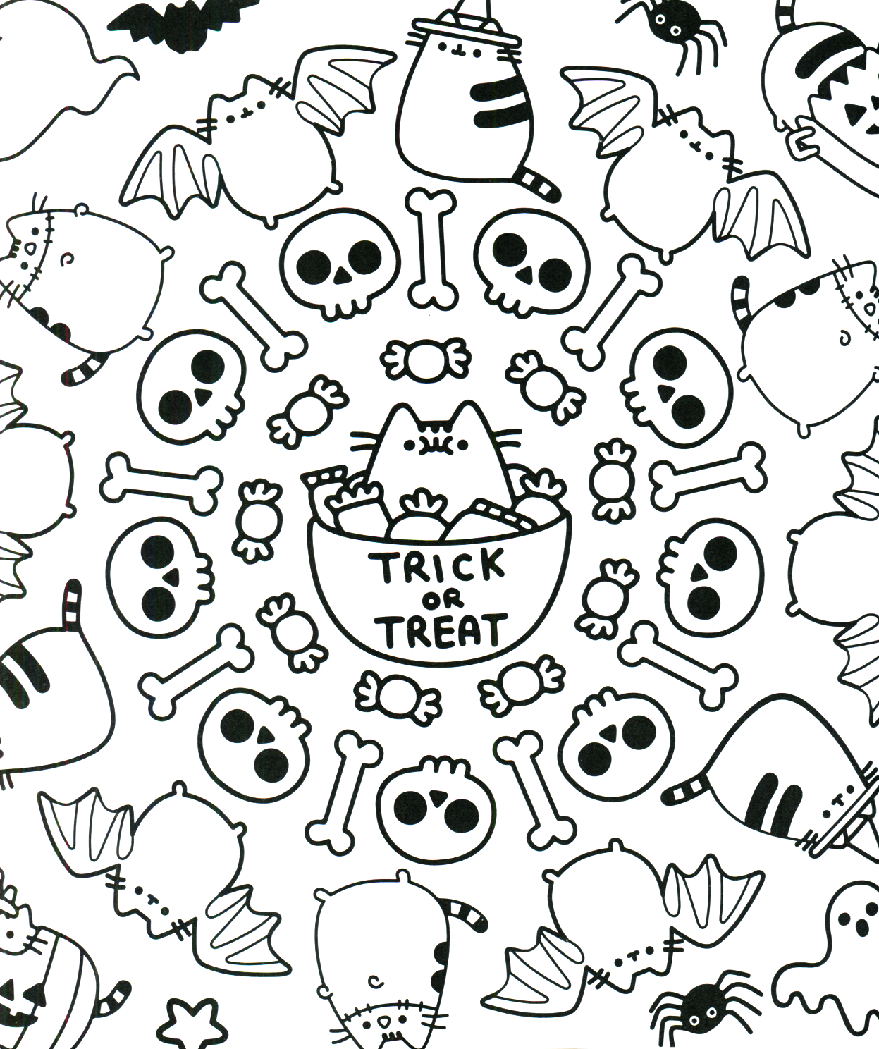Cute Halloween Coloring Pages Best Coloring Pages For Kids