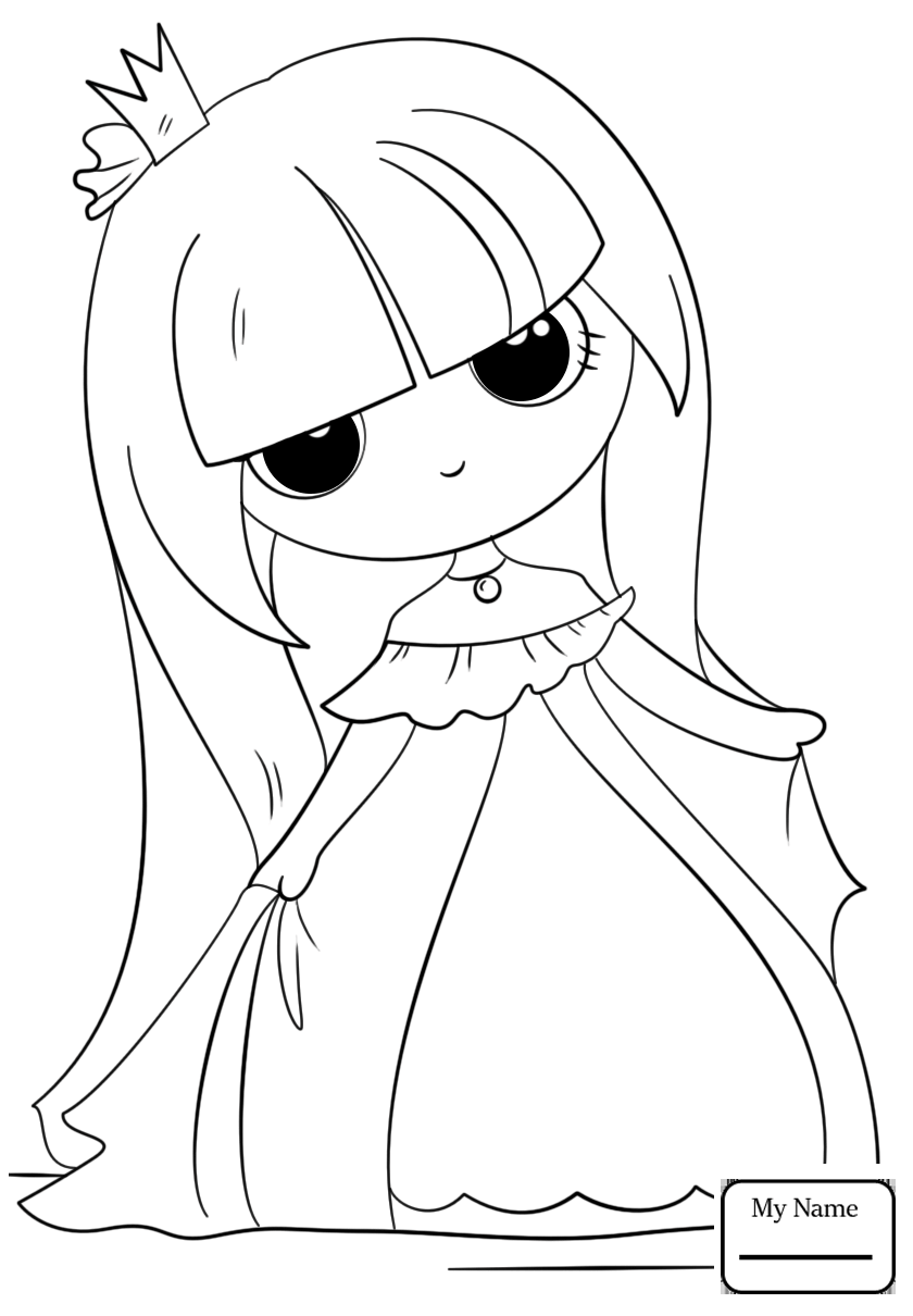 Cute Princess Coloring Pages At GetDrawings Free Download