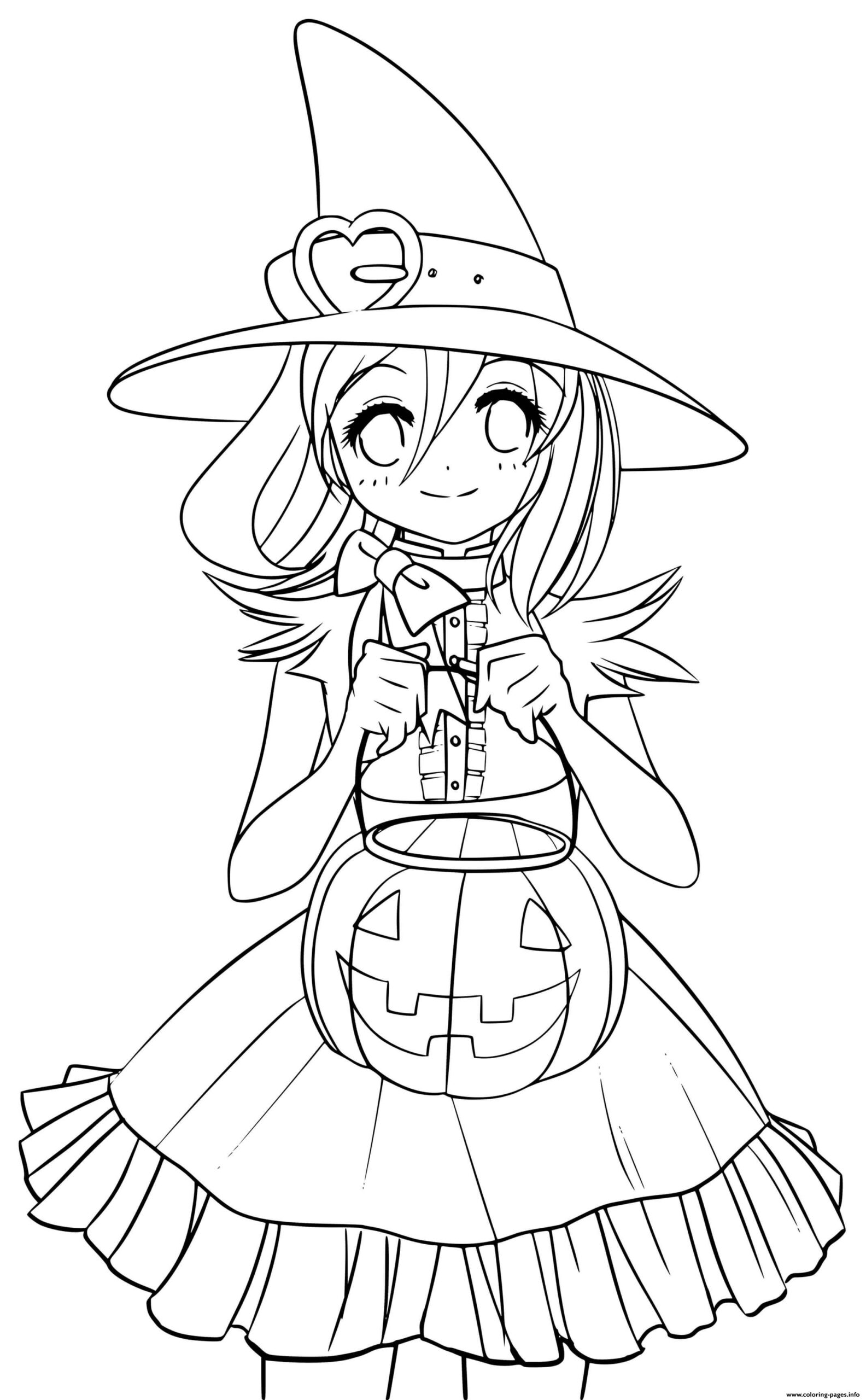 Witch Coloring Pages Printables