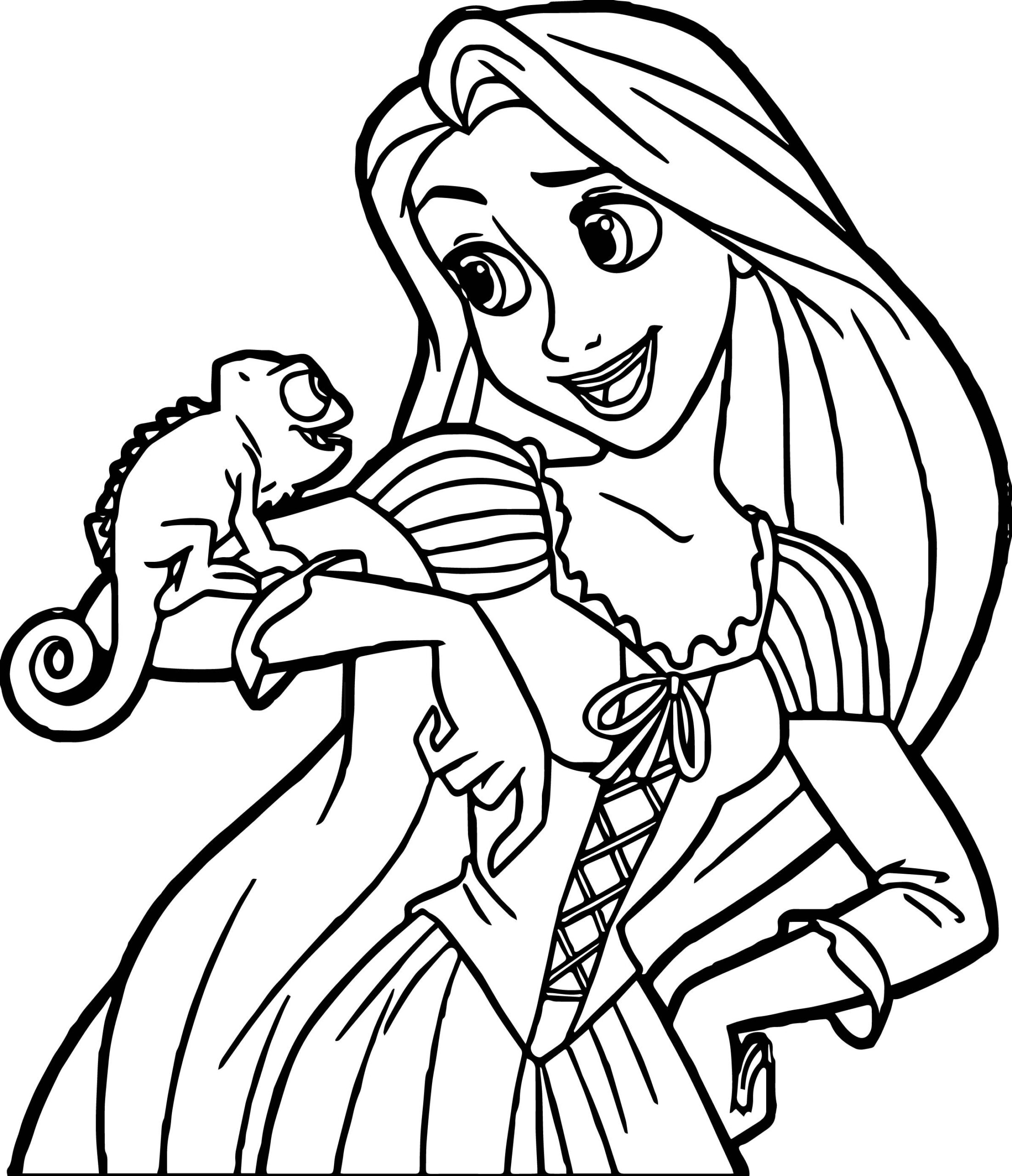 Disney Princess Tangled Coloring Pages At GetColorings Free Printable Colorings Pages To